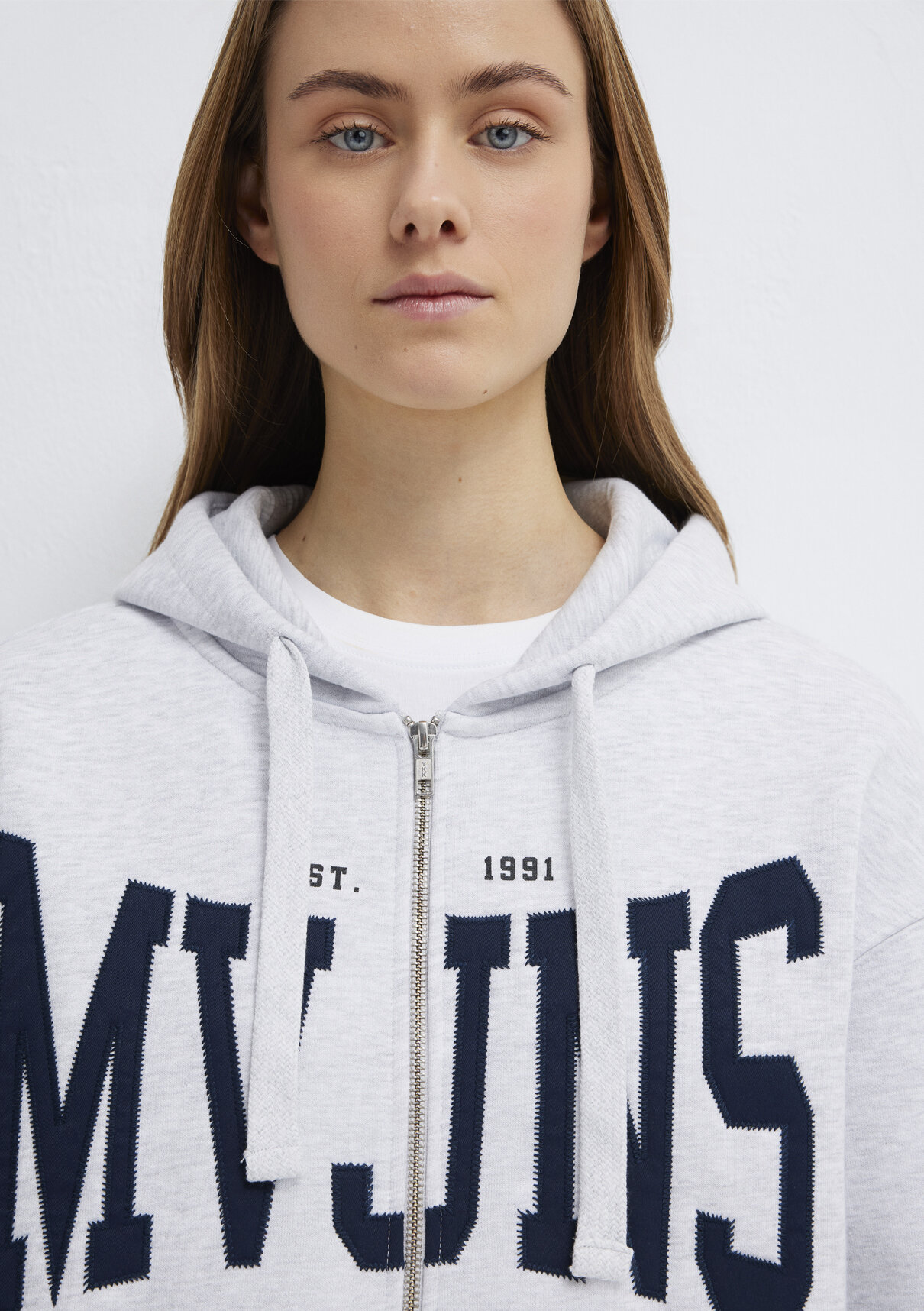 Mavi MVJNS Logo Gri Sweatshirt görsel 7