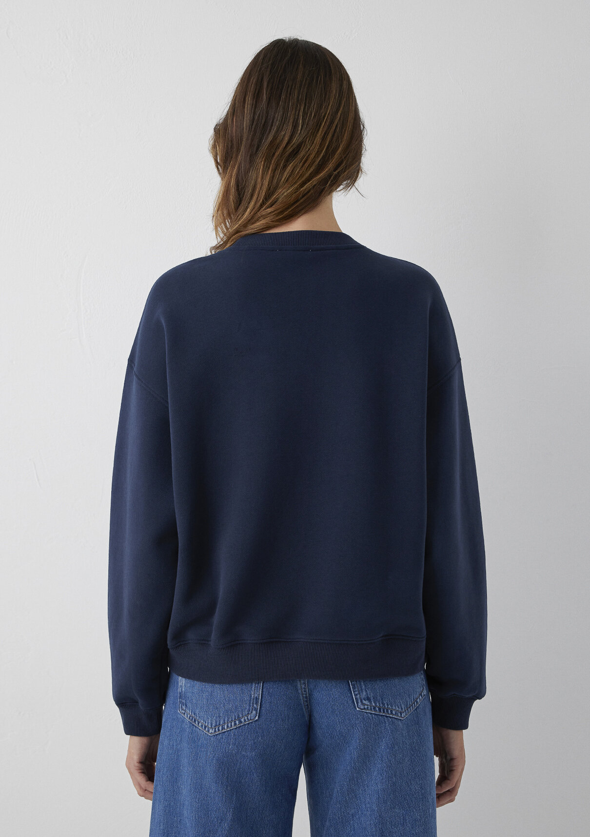 Mavi Logo Baskılı Lacivert Sweatshirt görsel 5