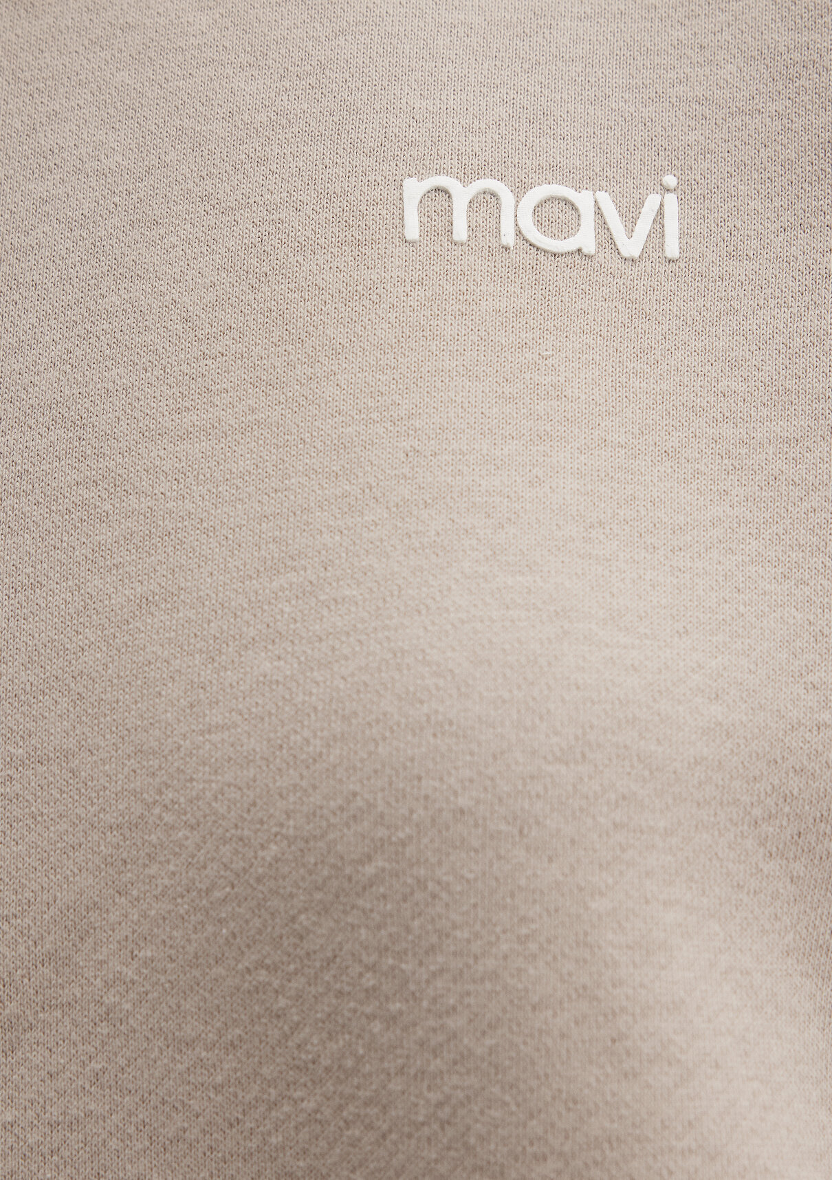 Mavi Logo Baskılı Bej Sweatshirt görsel 6