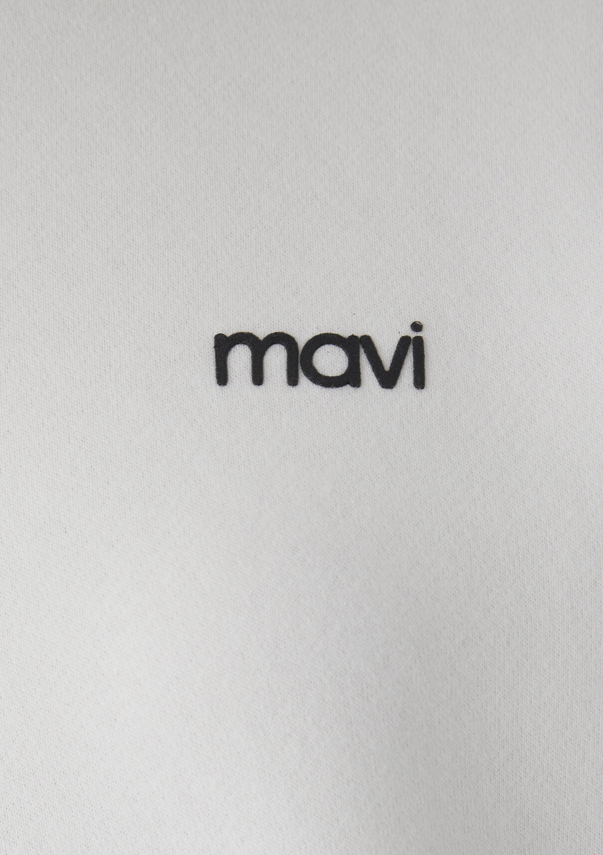 Mavi Logo Baskılı Ekru Sweatshirt görsel 8