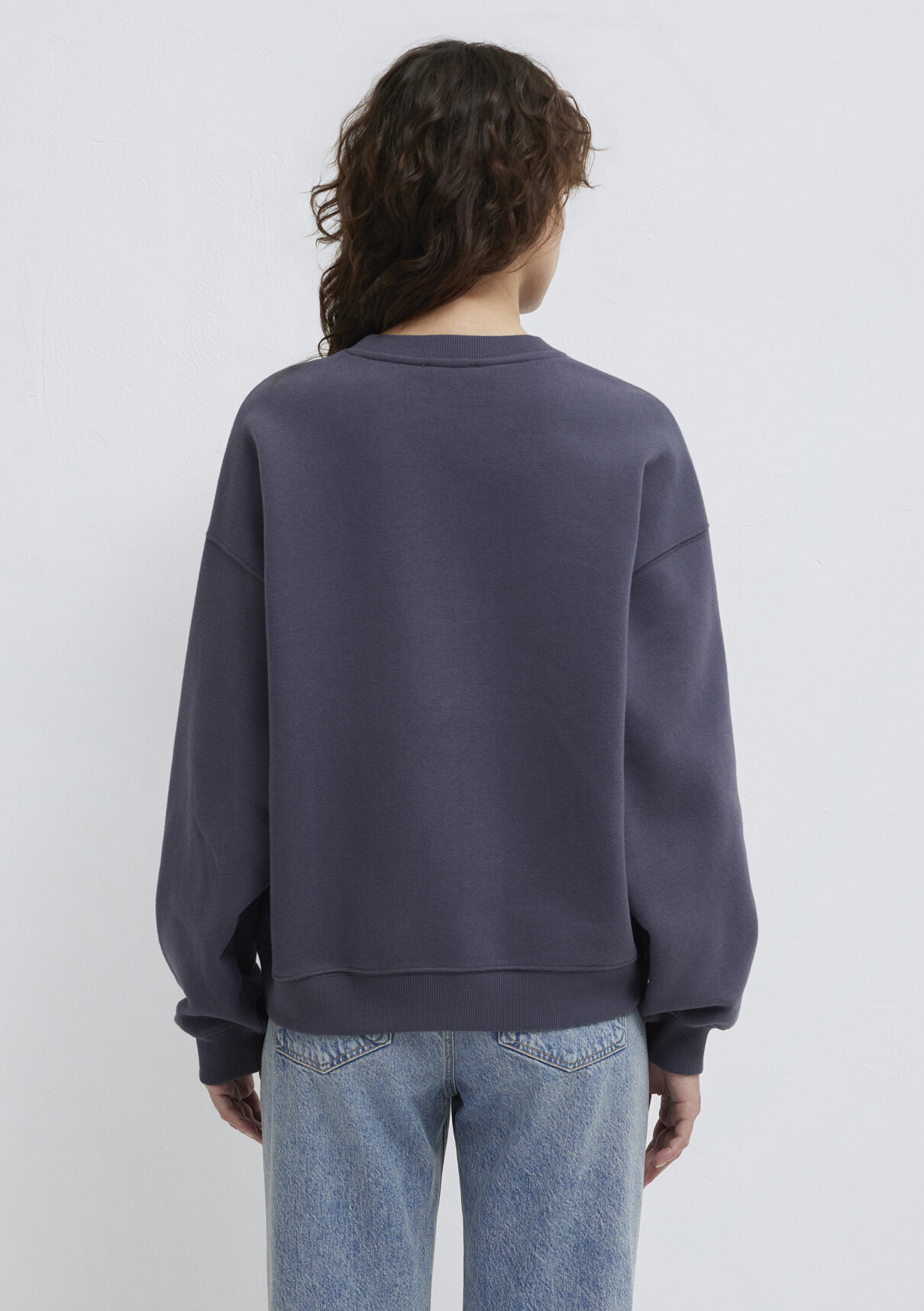 Mavi Logo Baskılı Antrasit Sweatshirt görsel 5