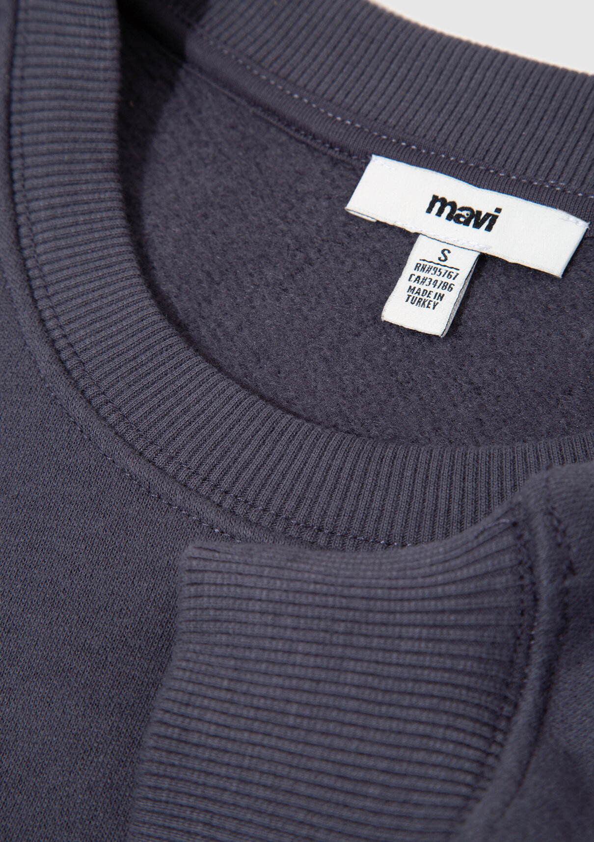 Mavi Logo Baskılı Antrasit Sweatshirt görsel 7