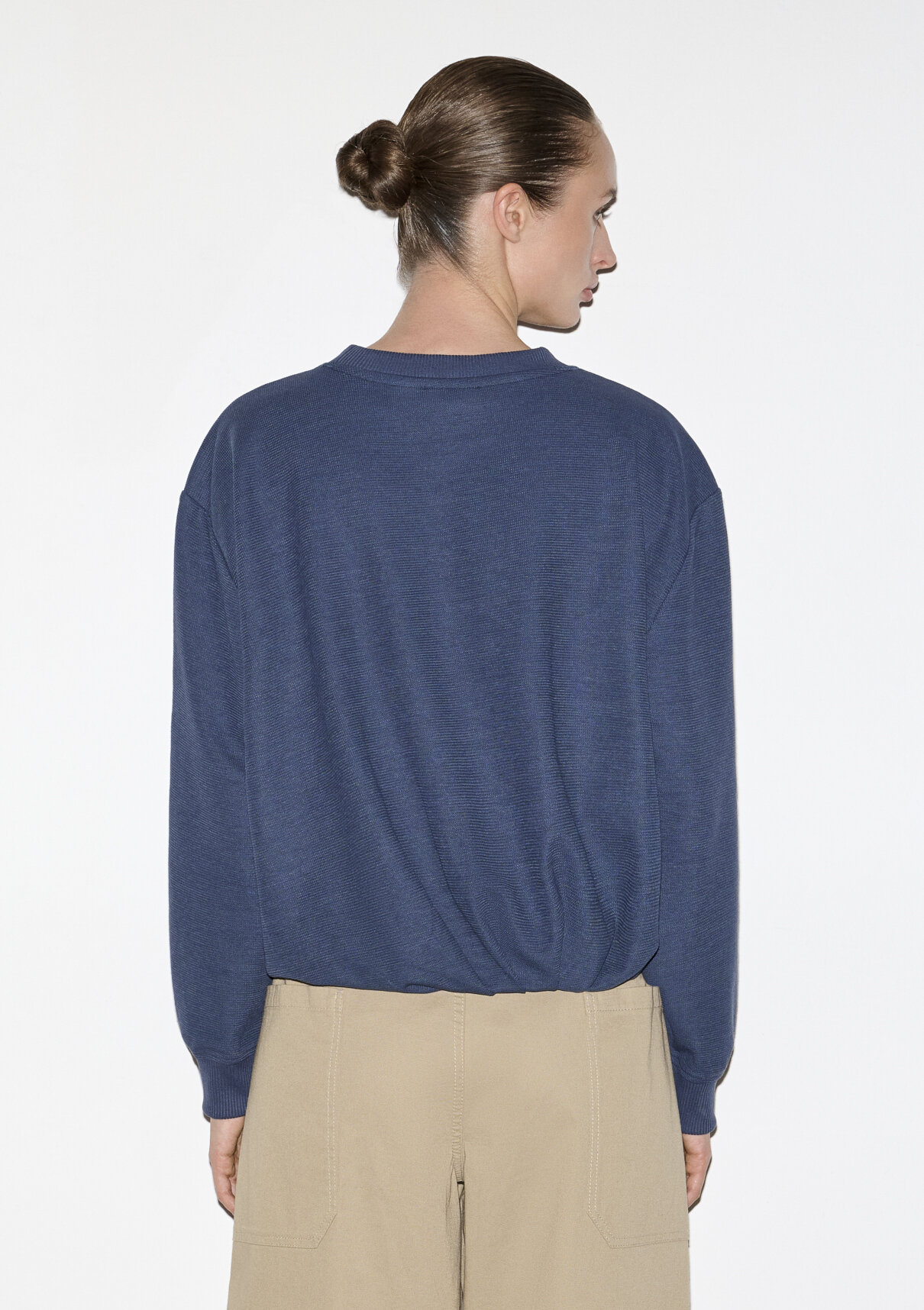 Mavi Bisiklet Yaka Lacivert Sweatshirt görsel 5
