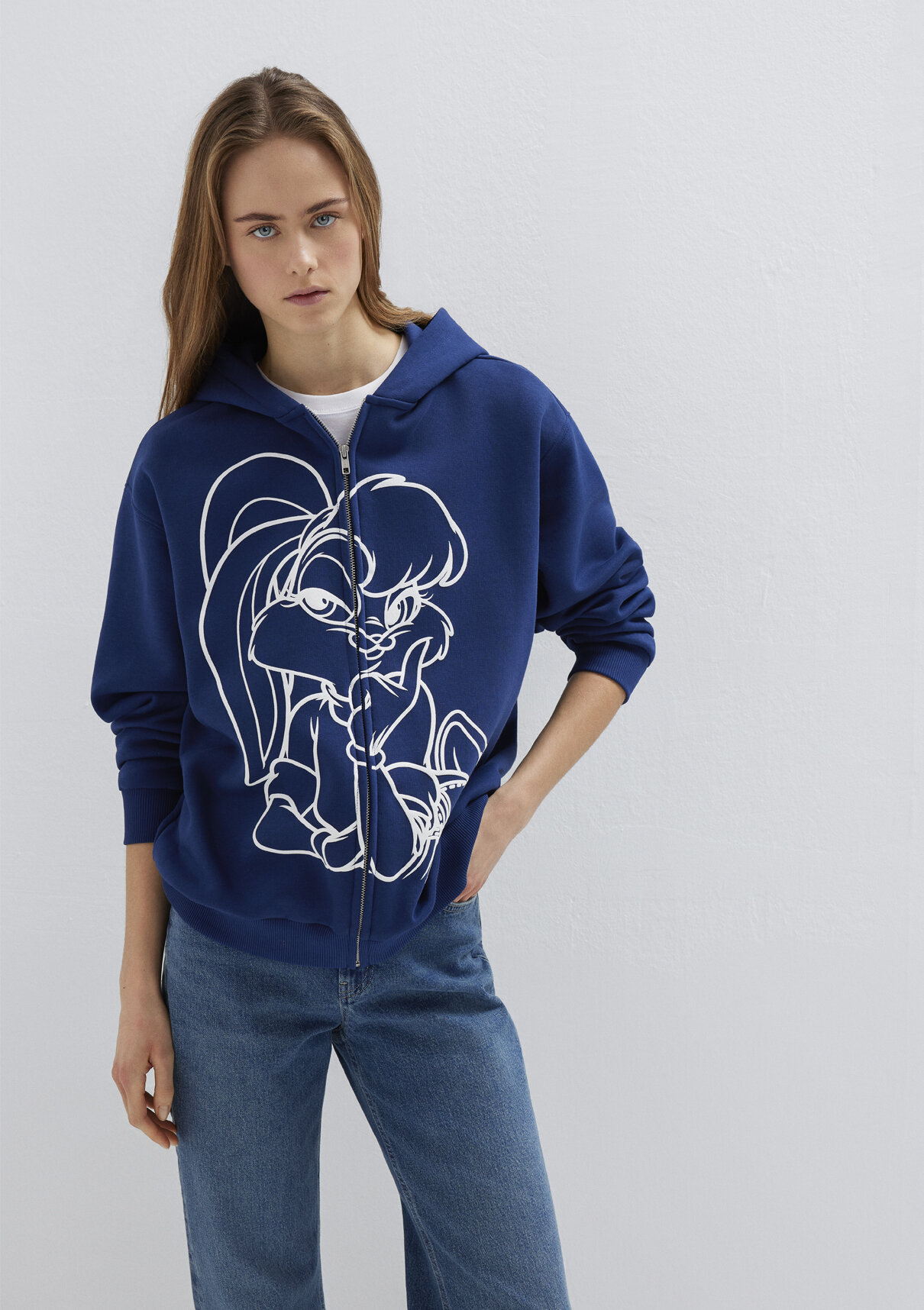Mavi Lola Bunny Baskılı Lacivert Sweatshirt görsel 2