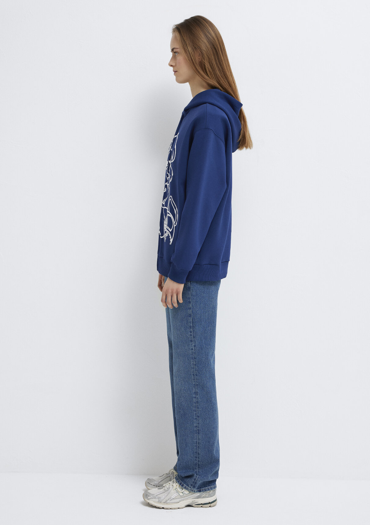 Mavi Lola Bunny Baskılı Lacivert Sweatshirt görsel 4