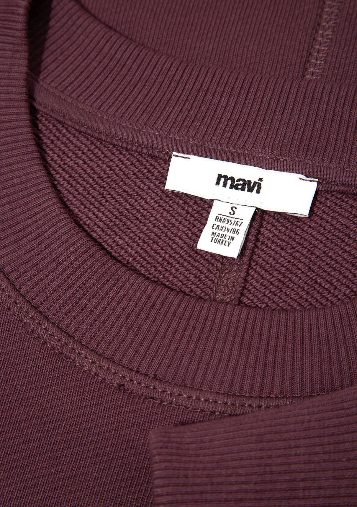 Mavi Denim Baskılı Mor Sweatshirt görsel 8