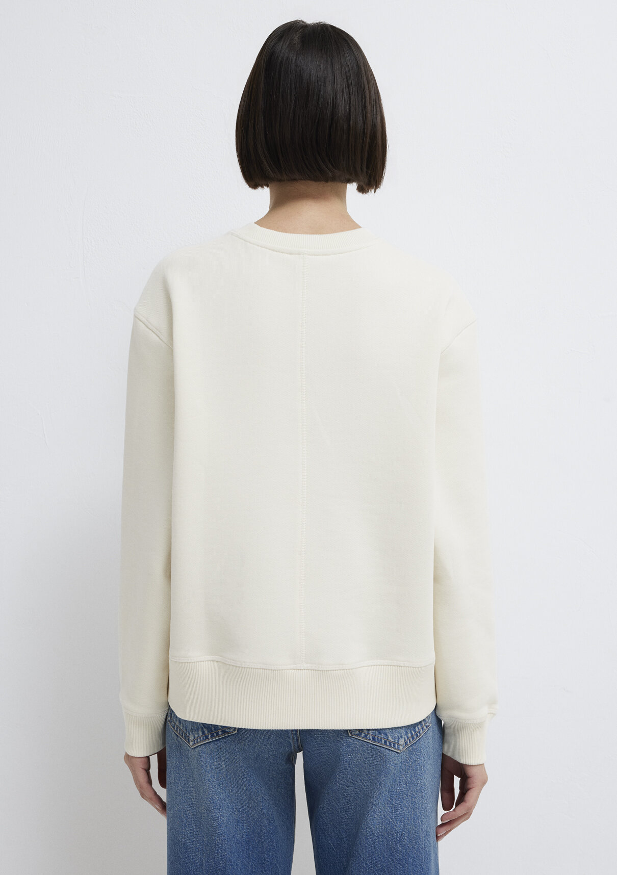 Mavi Denim Baskılı Ekru Sweatshirt görsel 6