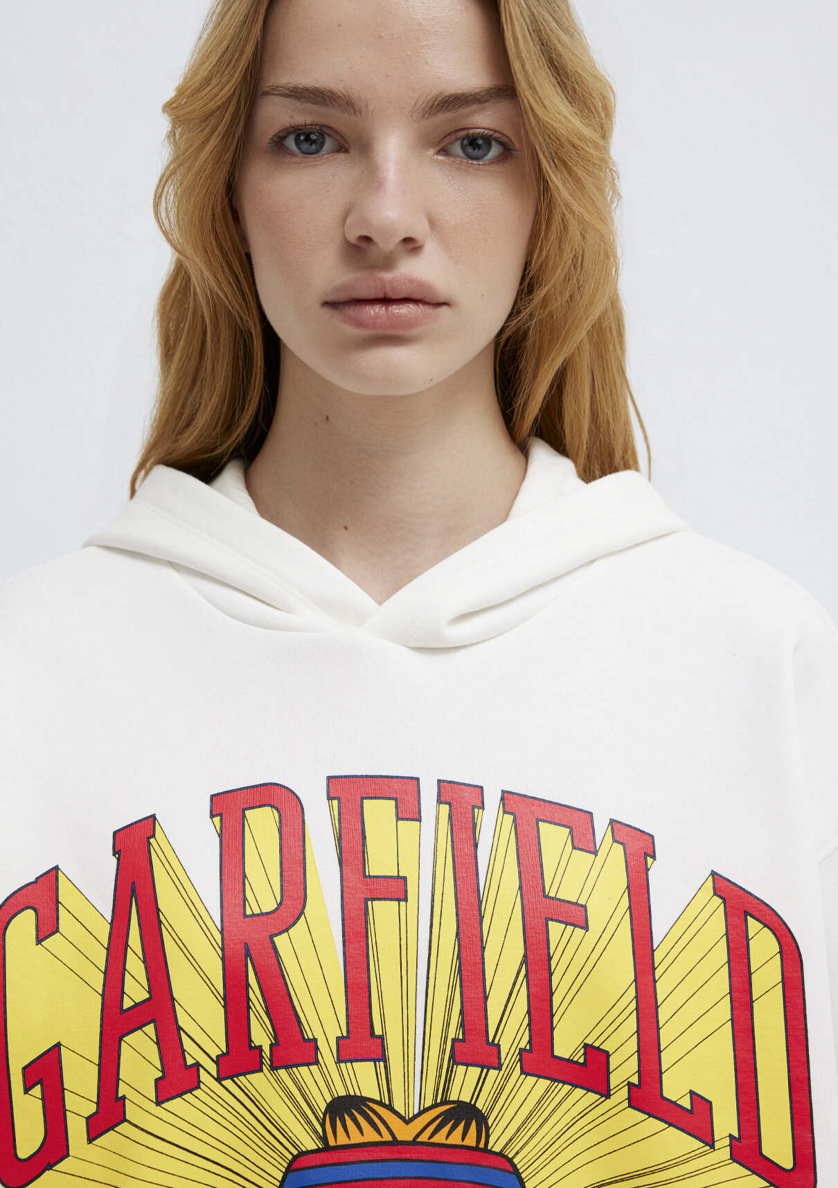 Mavi Garfield Baskılı Ekru Sweatshirt görsel 6