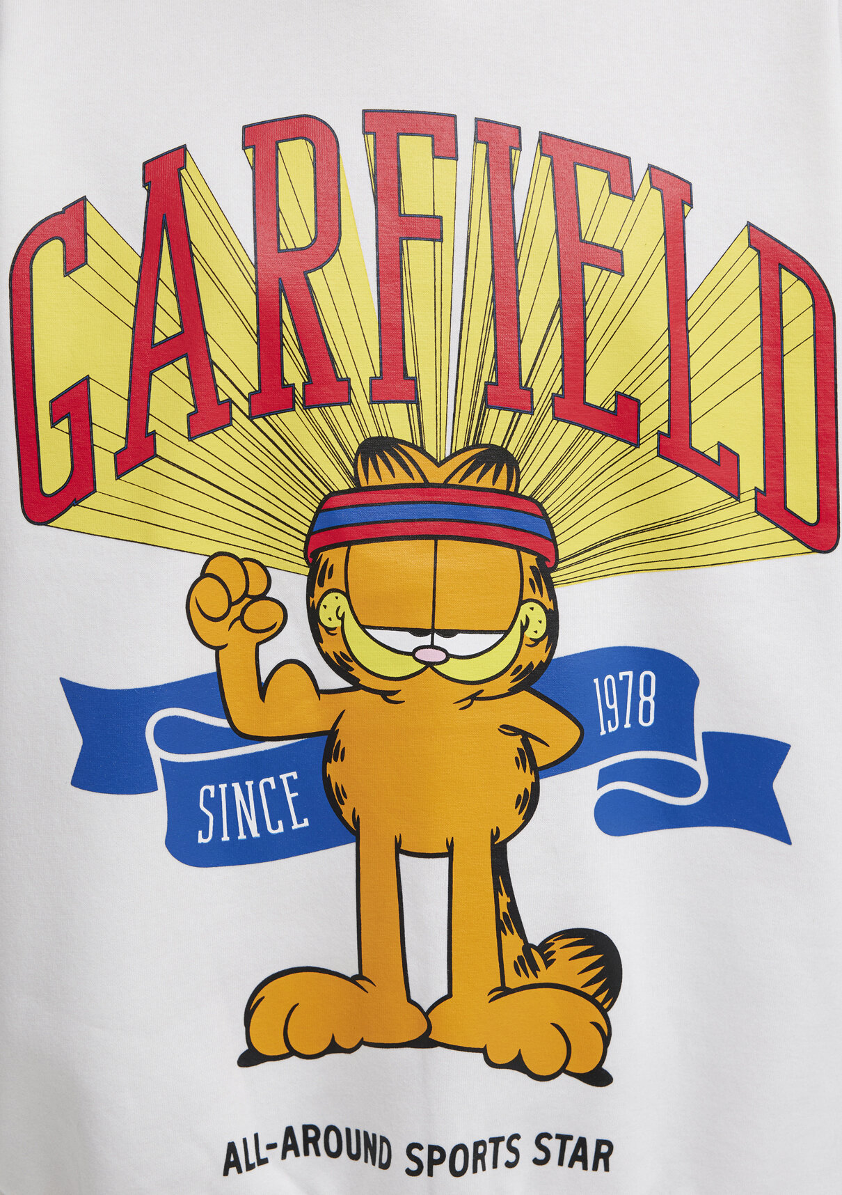Mavi Garfield Baskılı Ekru Sweatshirt görsel 7