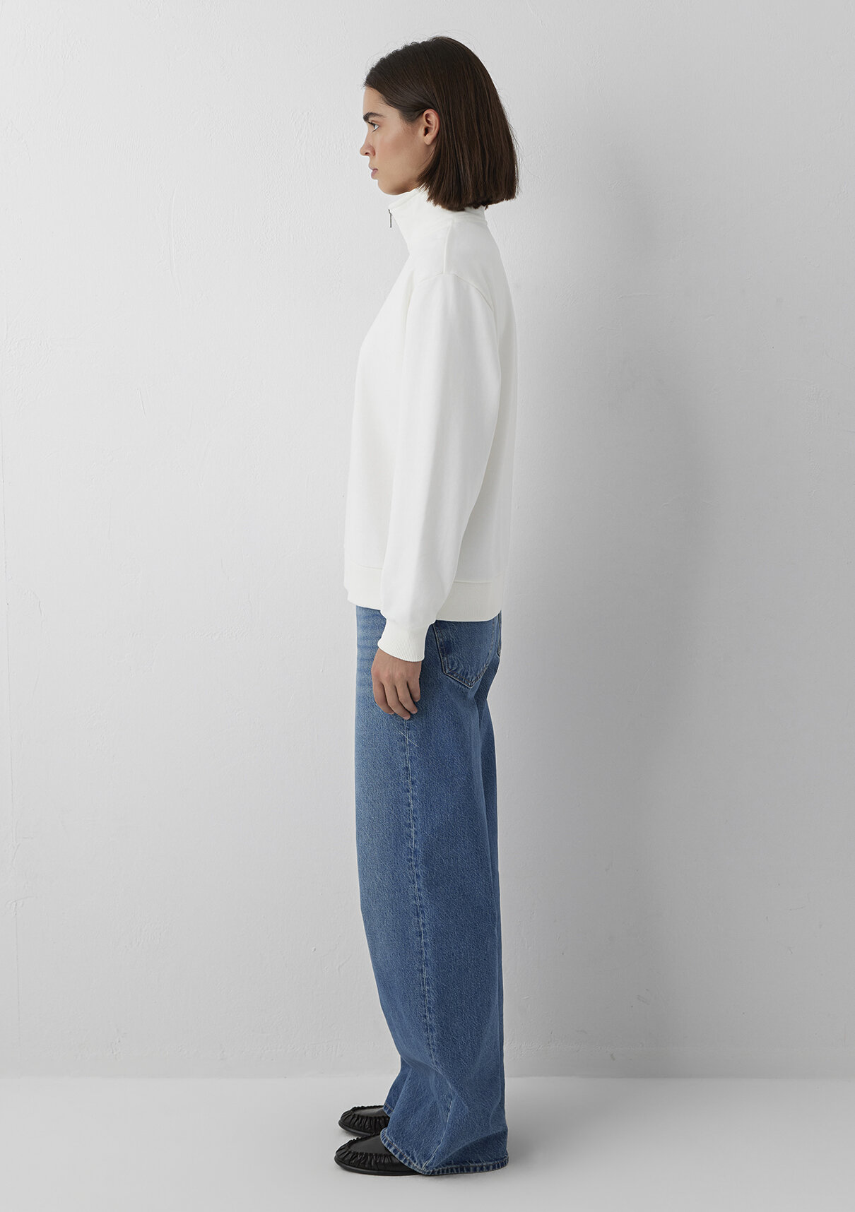 Mavi Ekru Sweatshirt görsel 5