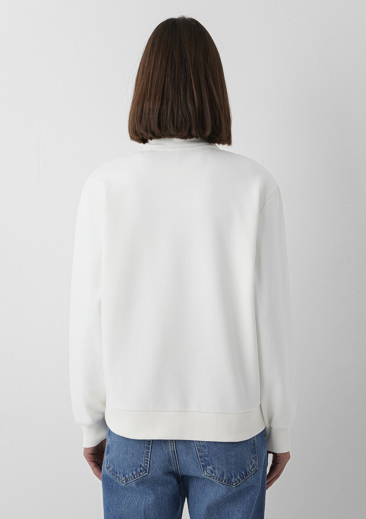 Mavi Ekru Sweatshirt görsel 6