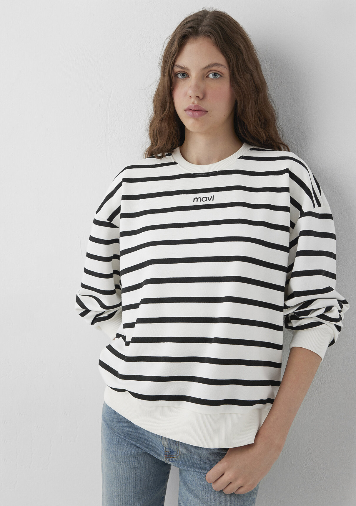 Mavi Siyah Sweatshirt görsel 2