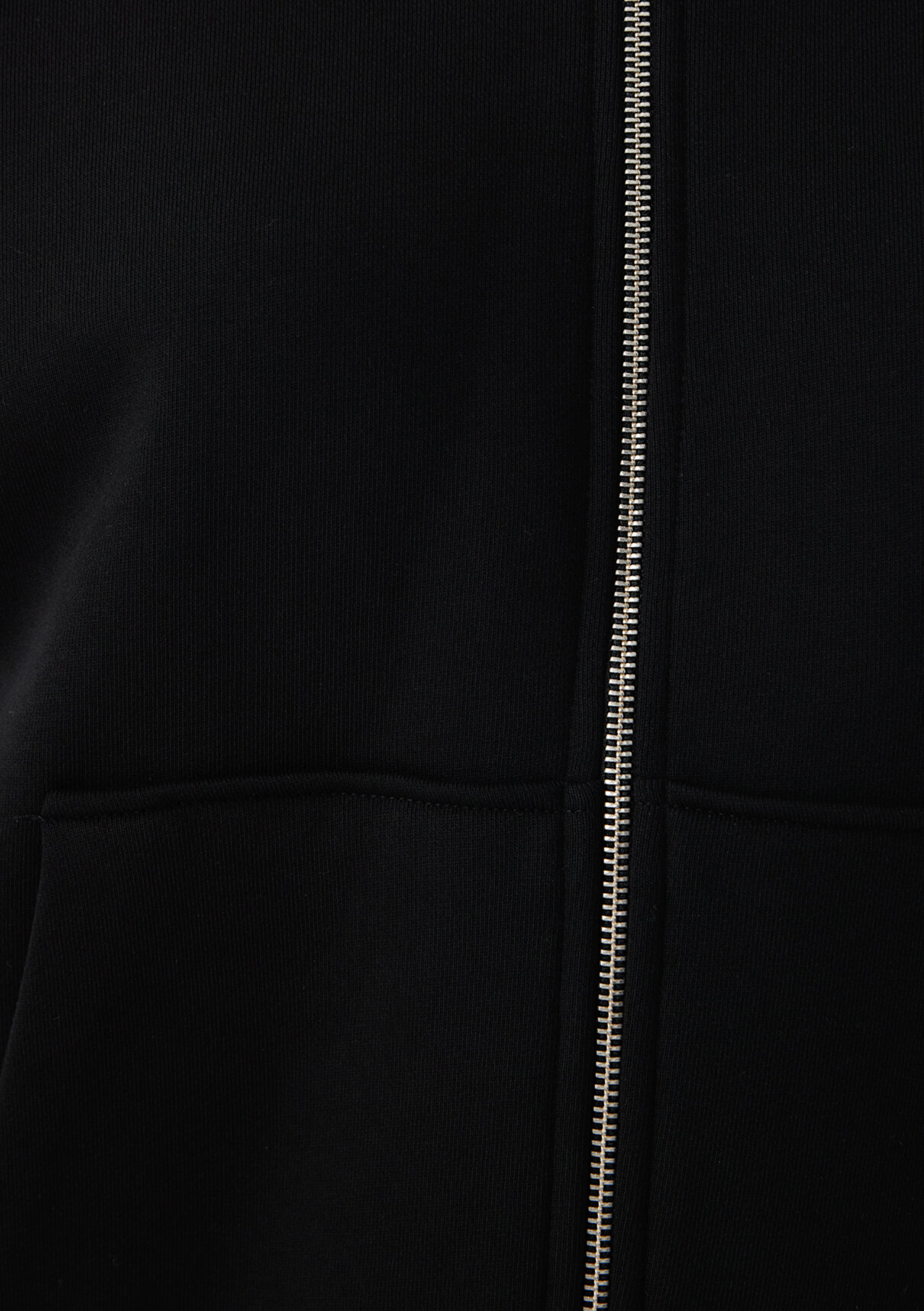 Mavi Kapüşonlu Siyah Basic Sweatshirt görsel 7