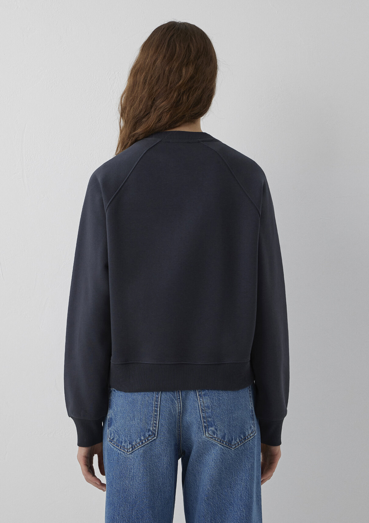 Mavi Lacivert Basic Sweatshirt görsel 5