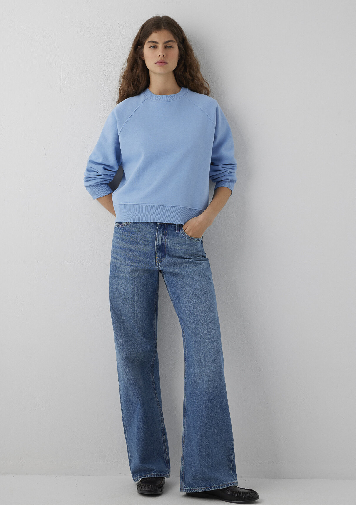 Mavi Basic Sweatshirt görsel 2