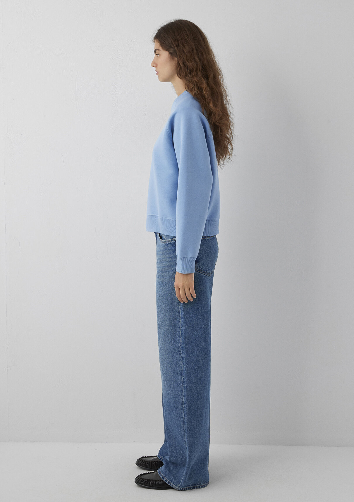 Mavi Basic Sweatshirt görsel 4