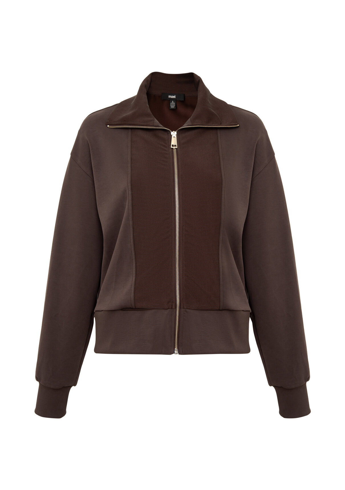 Mavi Sporty Lux (Tencel™) Modal Karışımlı Kahverengi Sweatshirt görsel 6