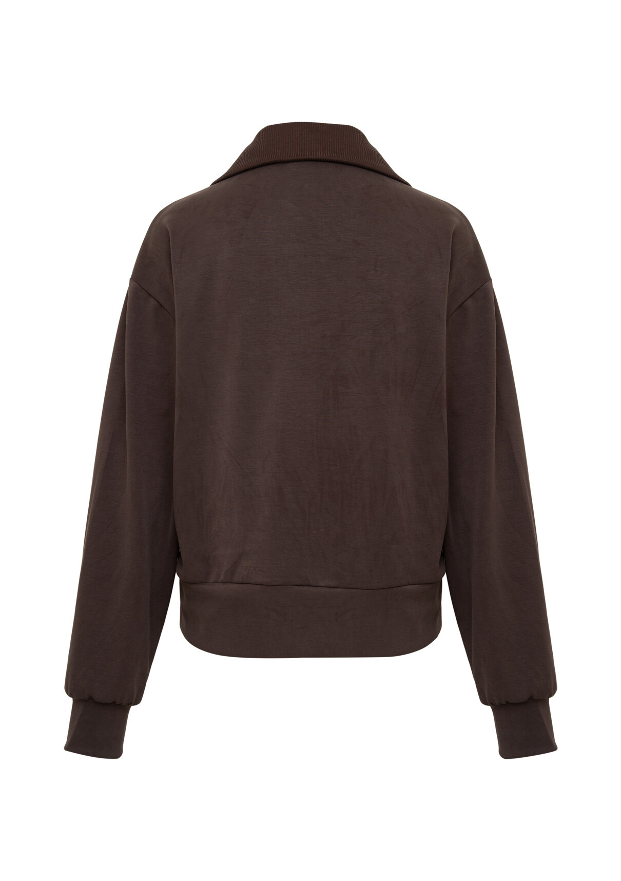 Mavi Sporty Lux (Tencel™) Modal Karışımlı Kahverengi Sweatshirt görsel 7