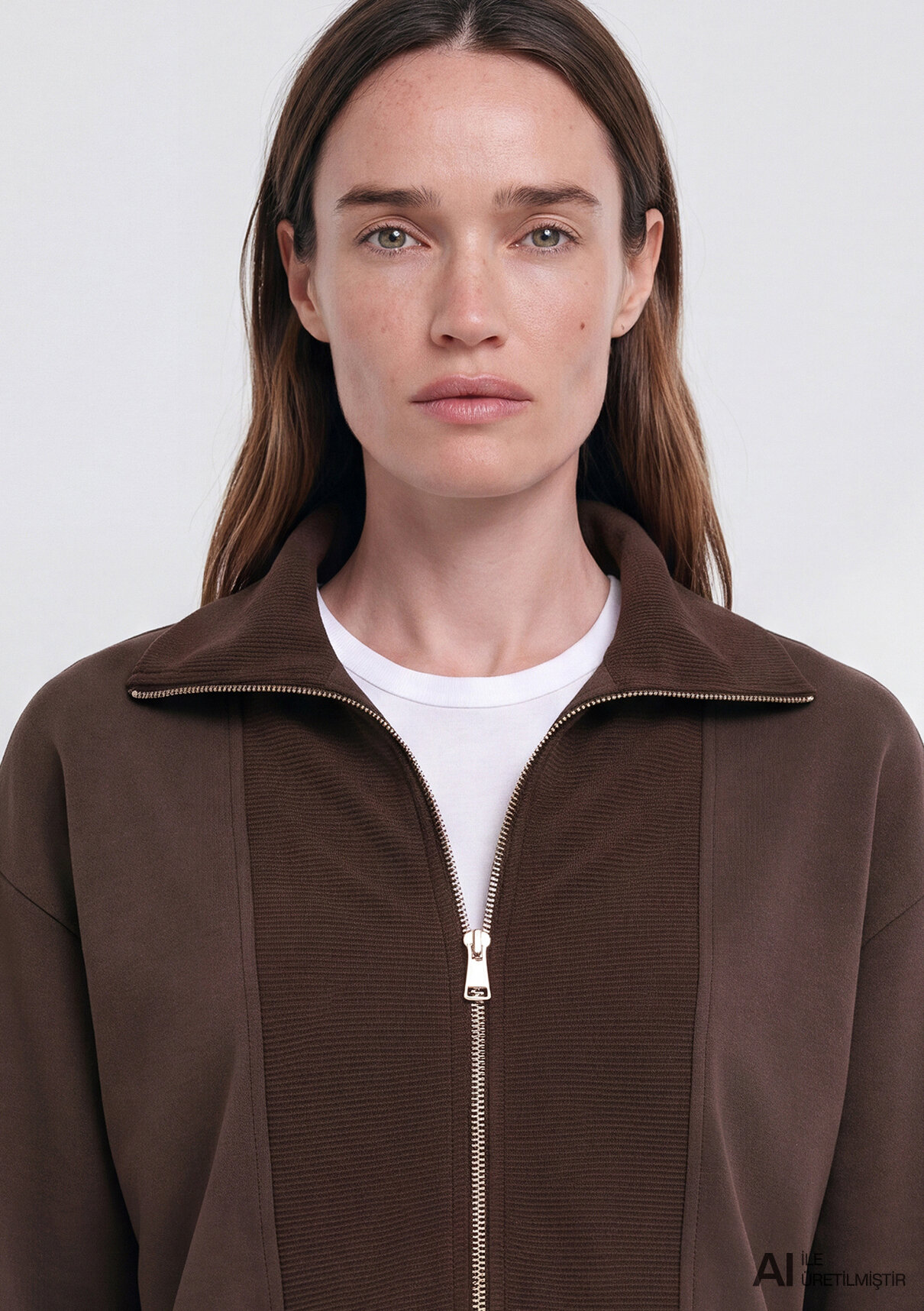Mavi Sporty Lux (Tencel™) Modal Karışımlı Kahverengi Sweatshirt görsel 8