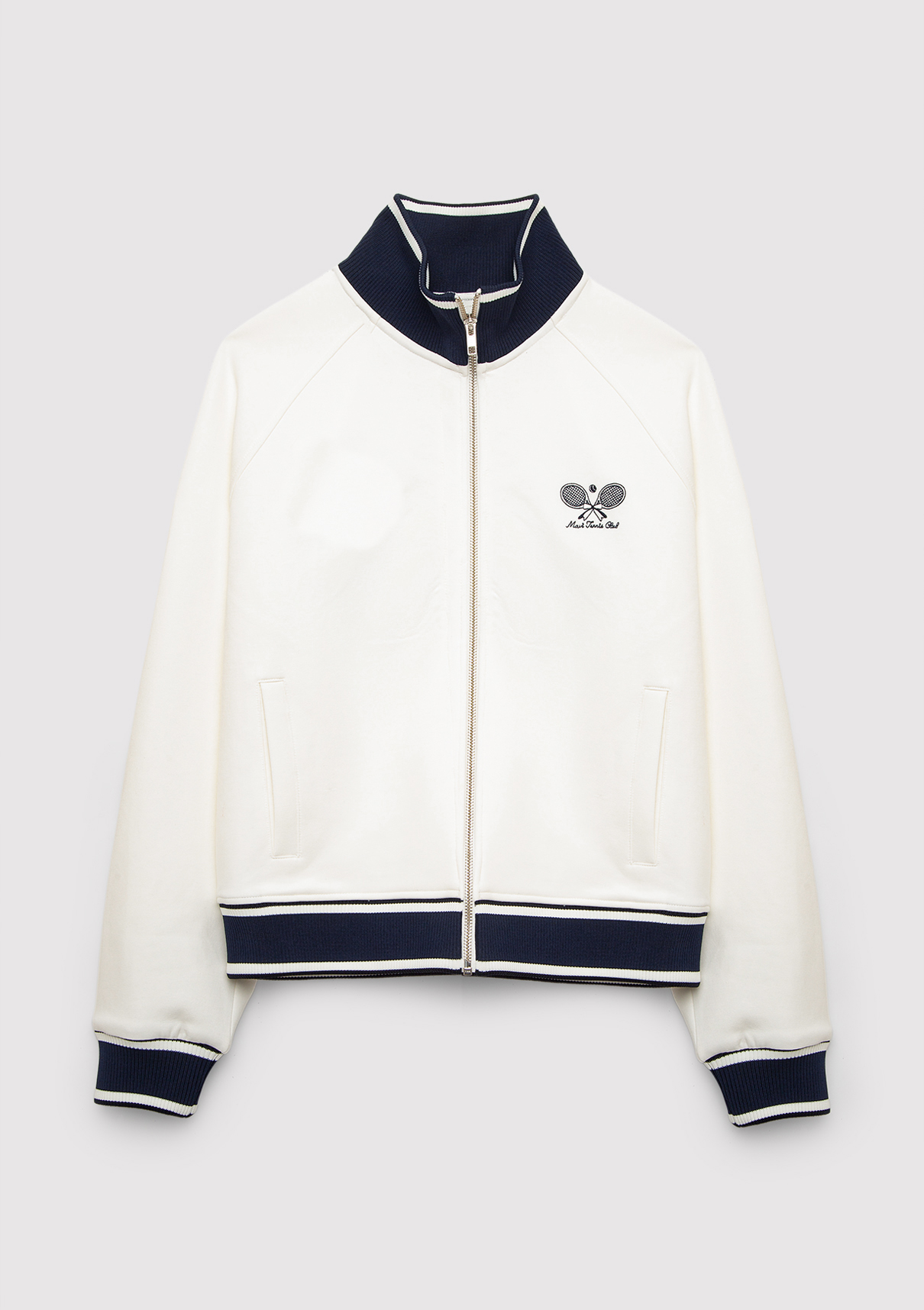 Mavi Zeynep Sönmez x Mavi Fermuarlı Ekru Sweatshirt görsel 6