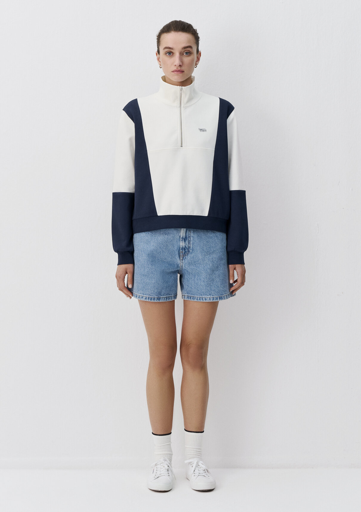 Mavi Zeynep Sönmez x Mavi Ekru Sweatshirt görsel 3