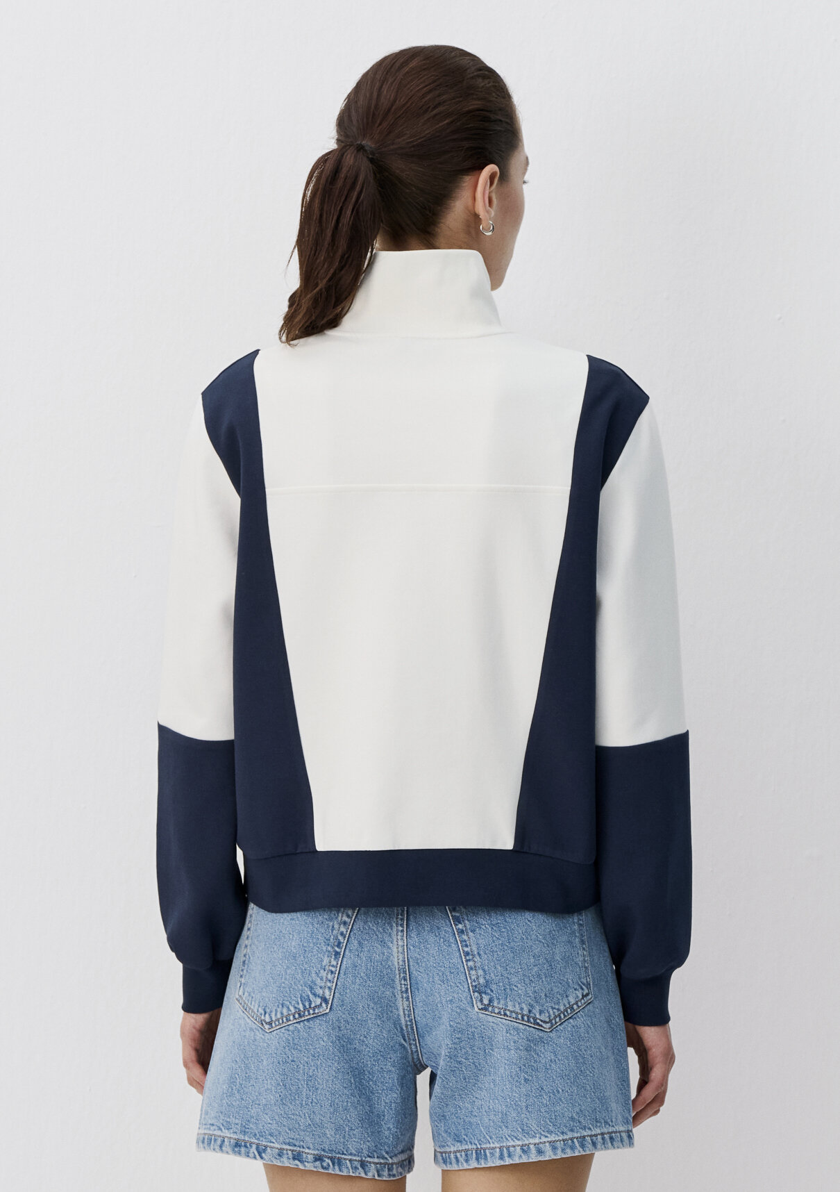 Mavi Zeynep Sönmez x Mavi Ekru Sweatshirt görsel 4