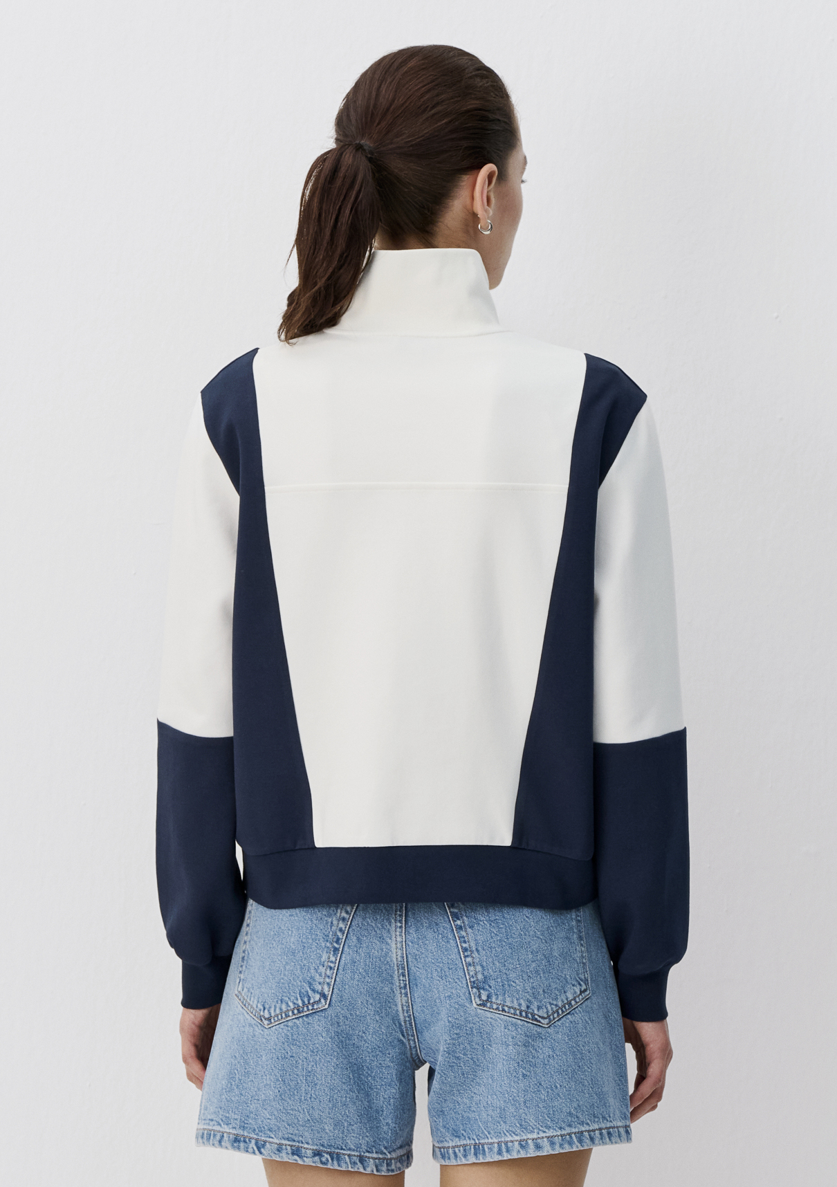 Mavi Zeynep Sönmez x Mavi Ekru Sweatshirt görsel 4