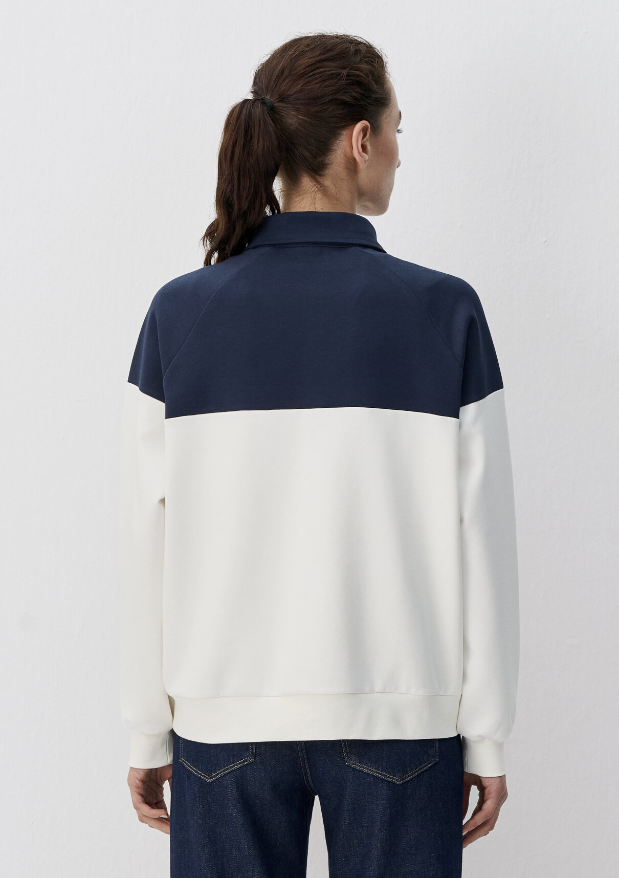 Mavi Zeynep Sönmez x Mavi Ekru Sweatshirt görsel 4
