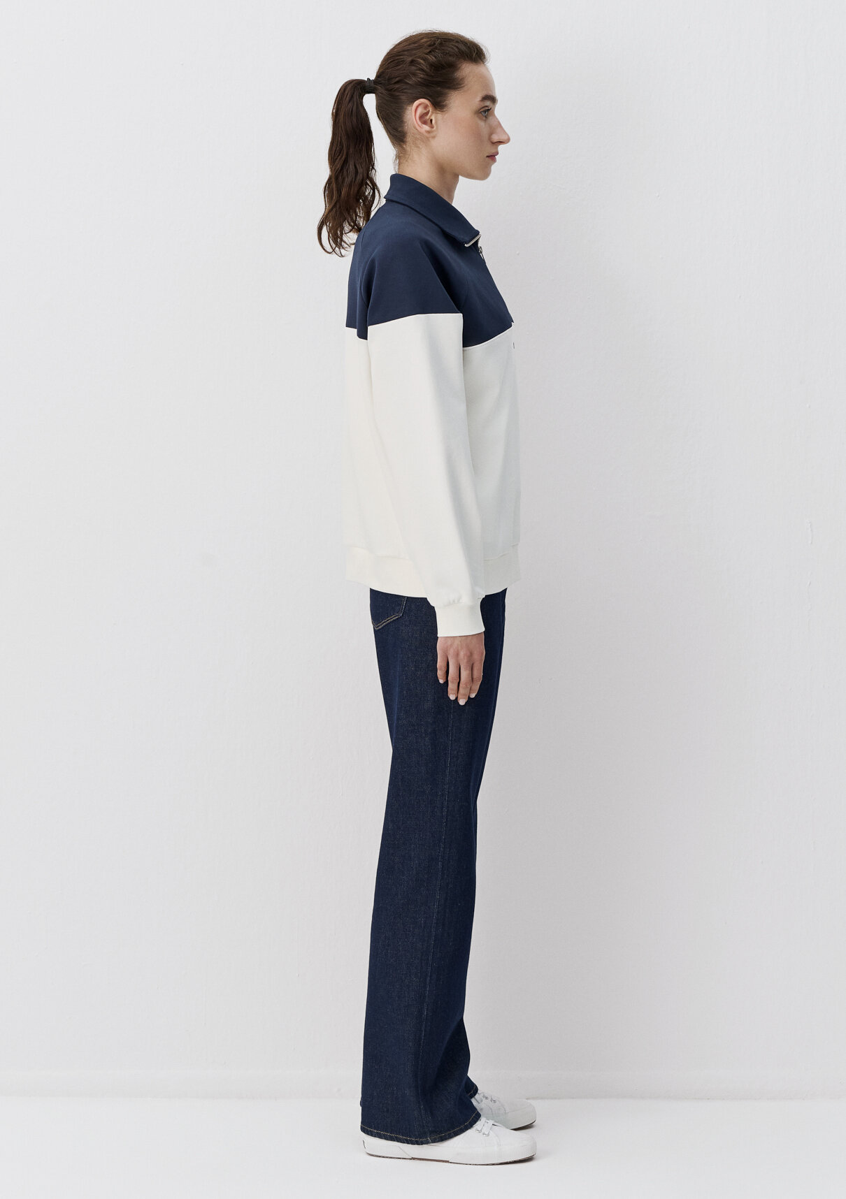 Mavi Zeynep Sönmez x Mavi Ekru Sweatshirt görsel 5