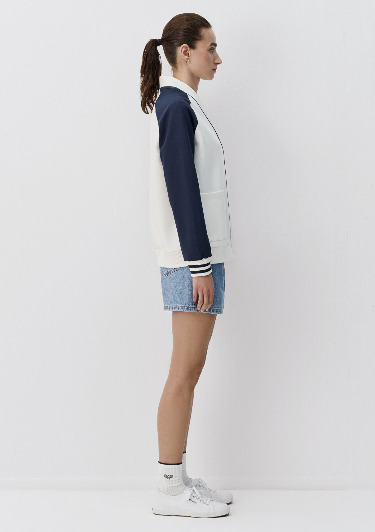 Mavi Zeynep Sönmez x Mavi Ekru Sweatshirt görsel 6