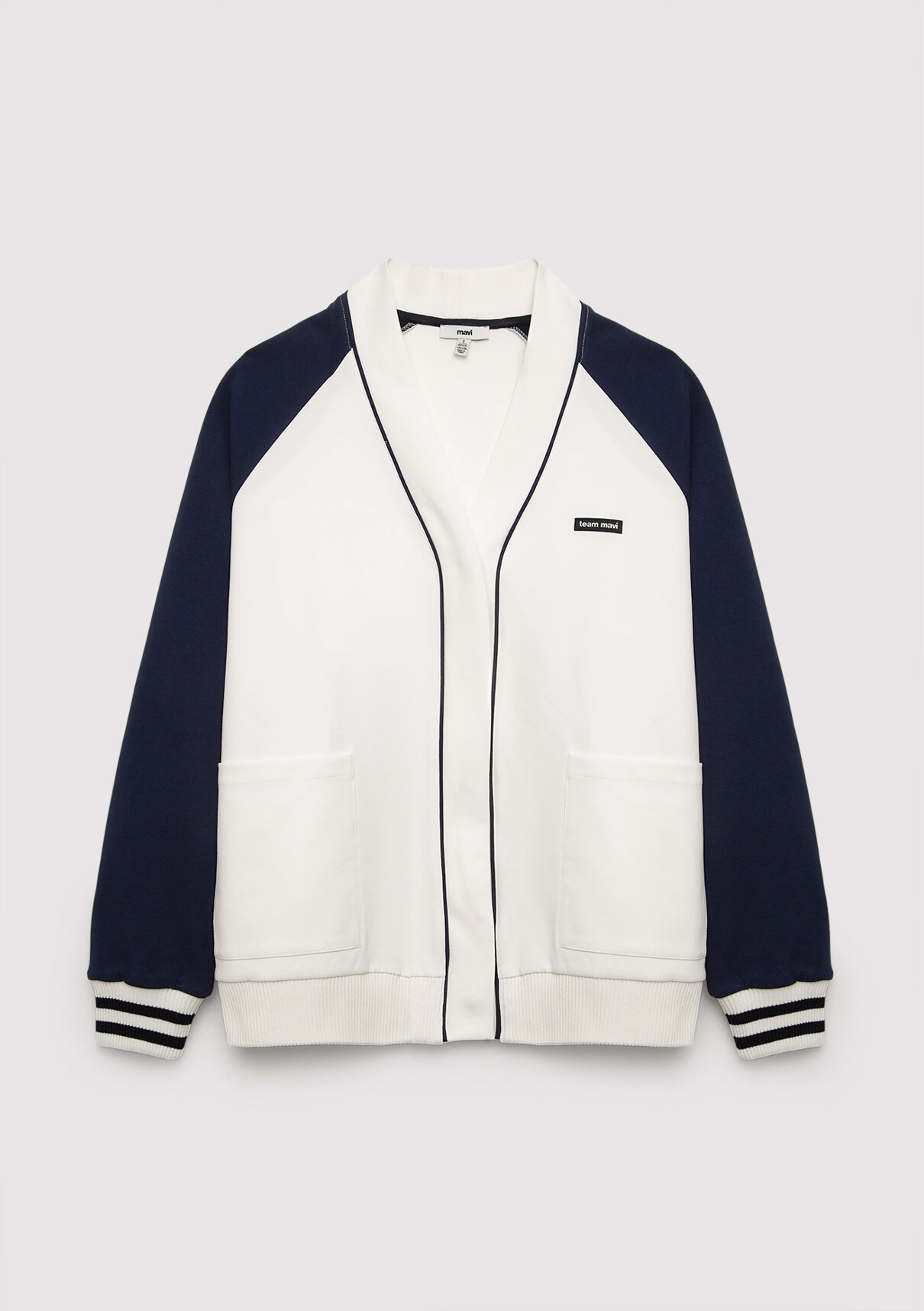 Mavi Zeynep Sönmez x Mavi Ekru Sweatshirt görsel 7