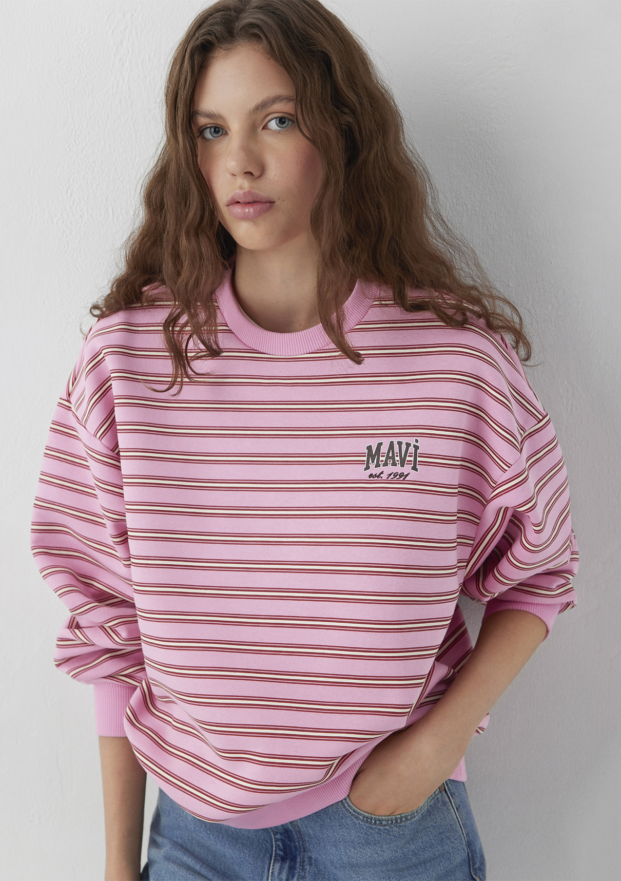 Mavi Pembe Sweatshirt