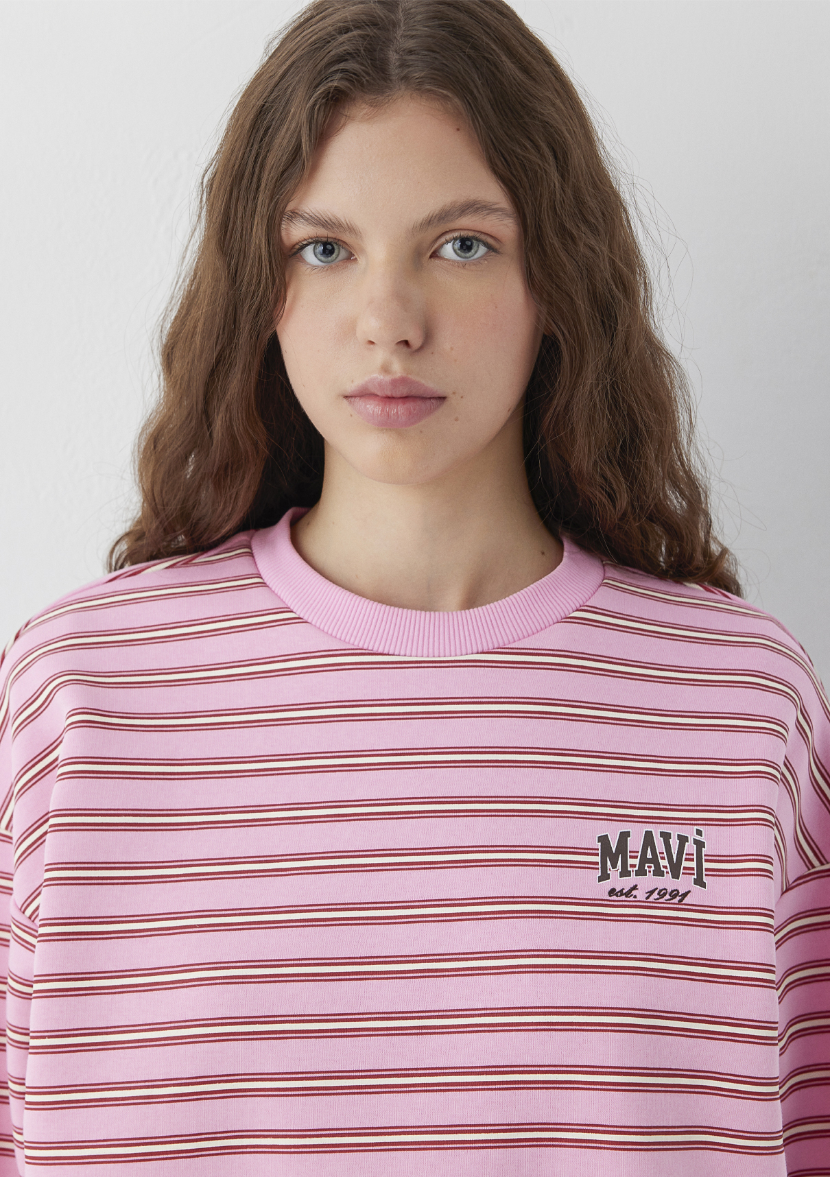 Mavi Pembe Sweatshirt görsel 6