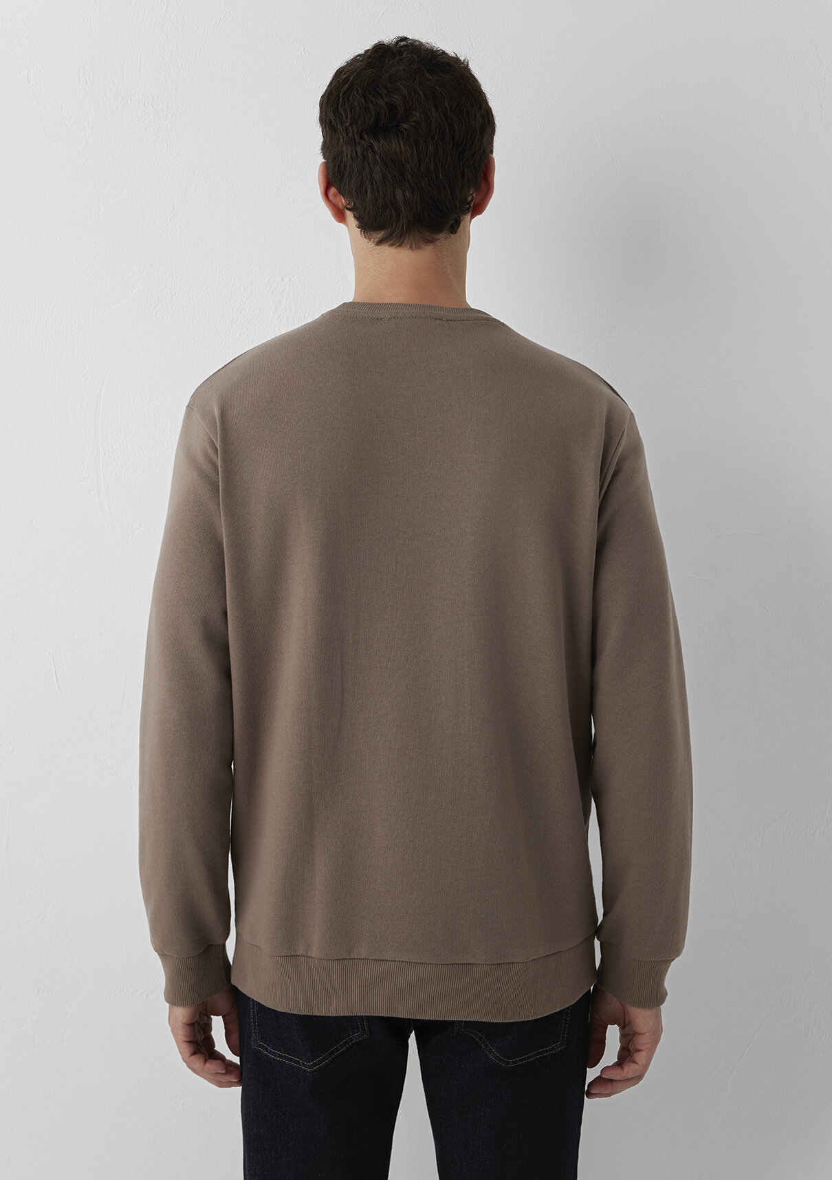 Mavi Kahverengi Sweatshirt görsel 5