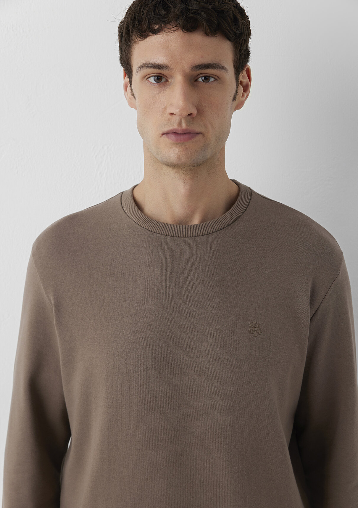 Mavi Kahverengi Sweatshirt görsel 6