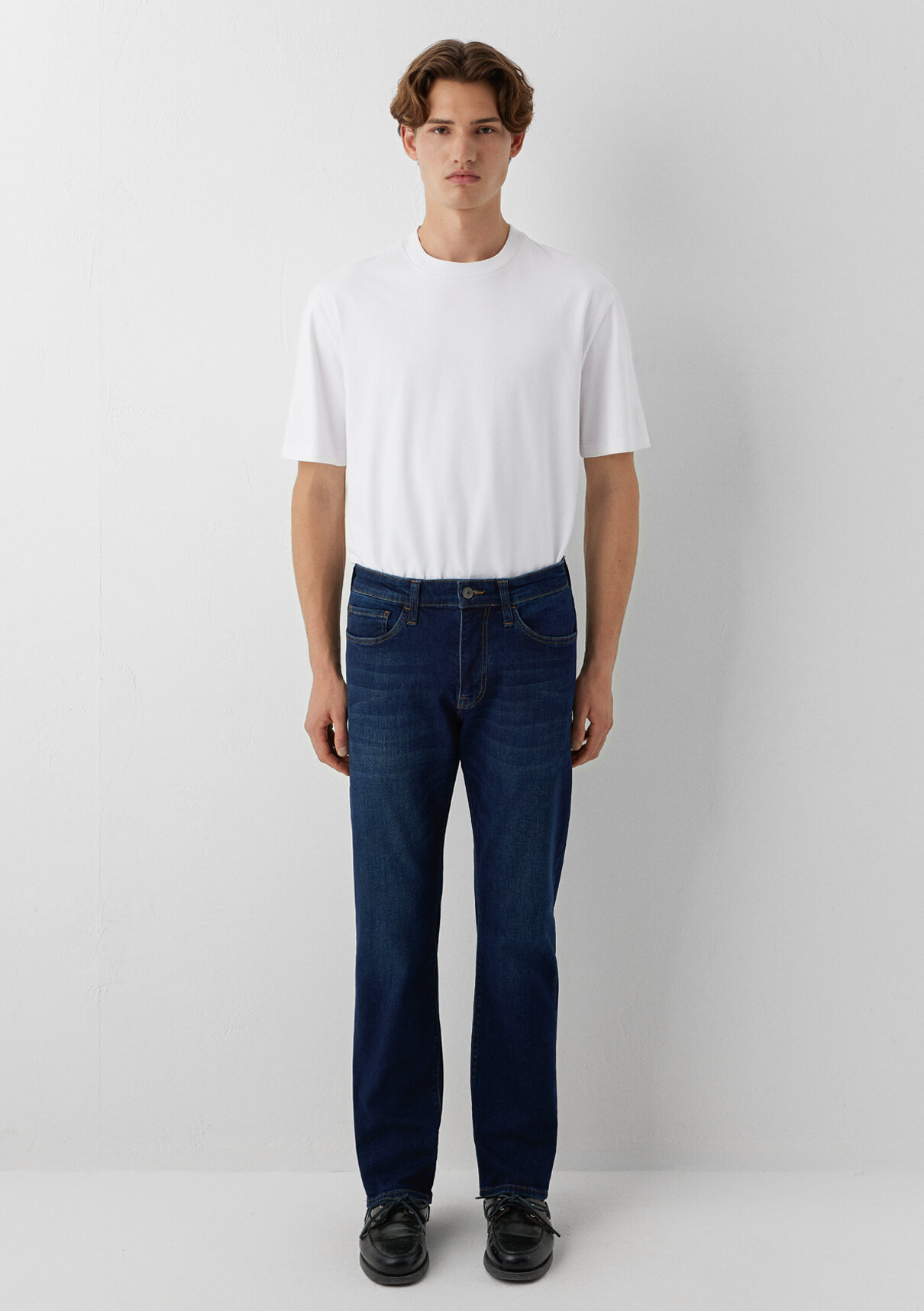Mavi Koyu Mavi Denim Jean Pantolon görsel 2