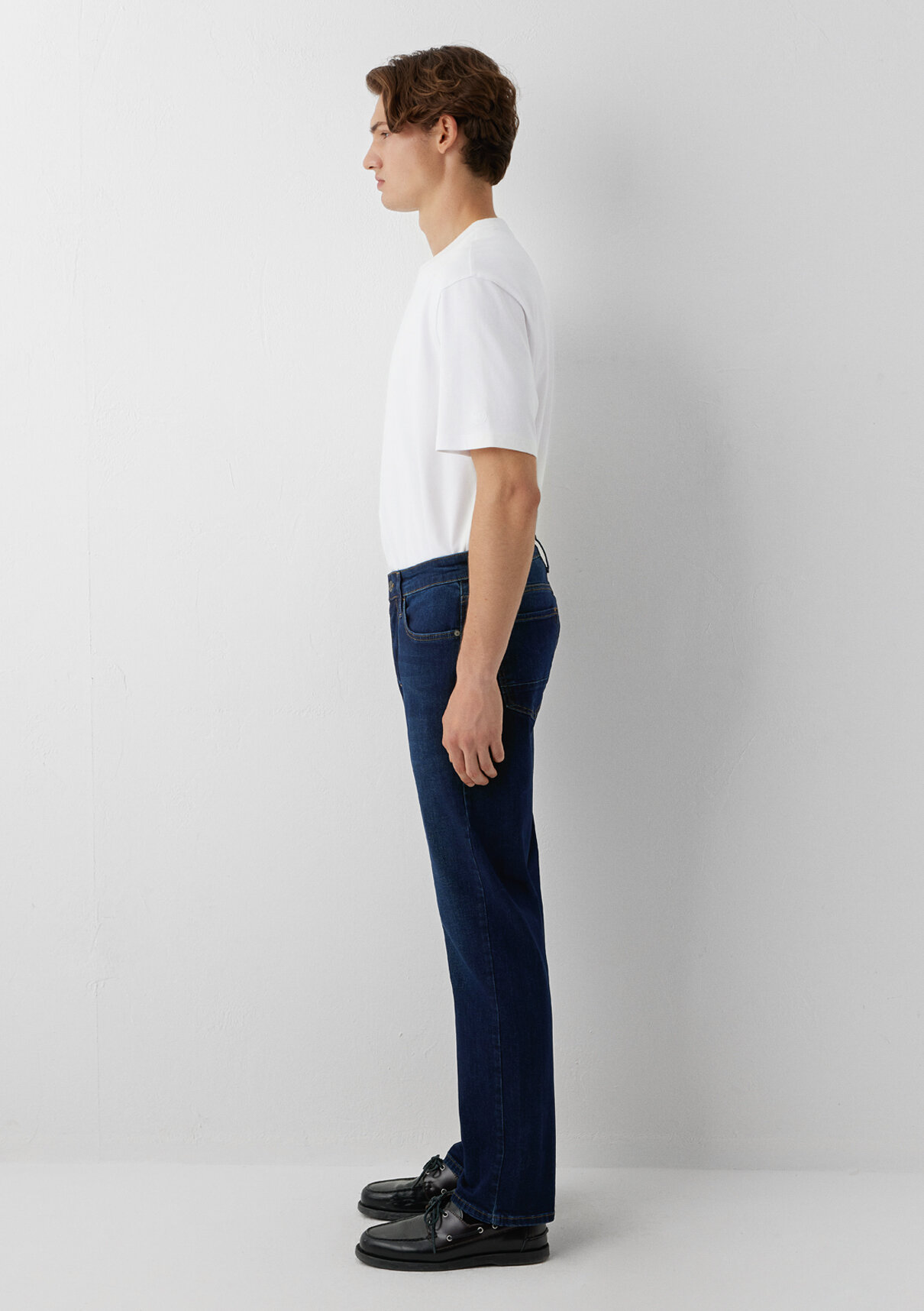Mavi Koyu Mavi Denim Jean Pantolon görsel 3