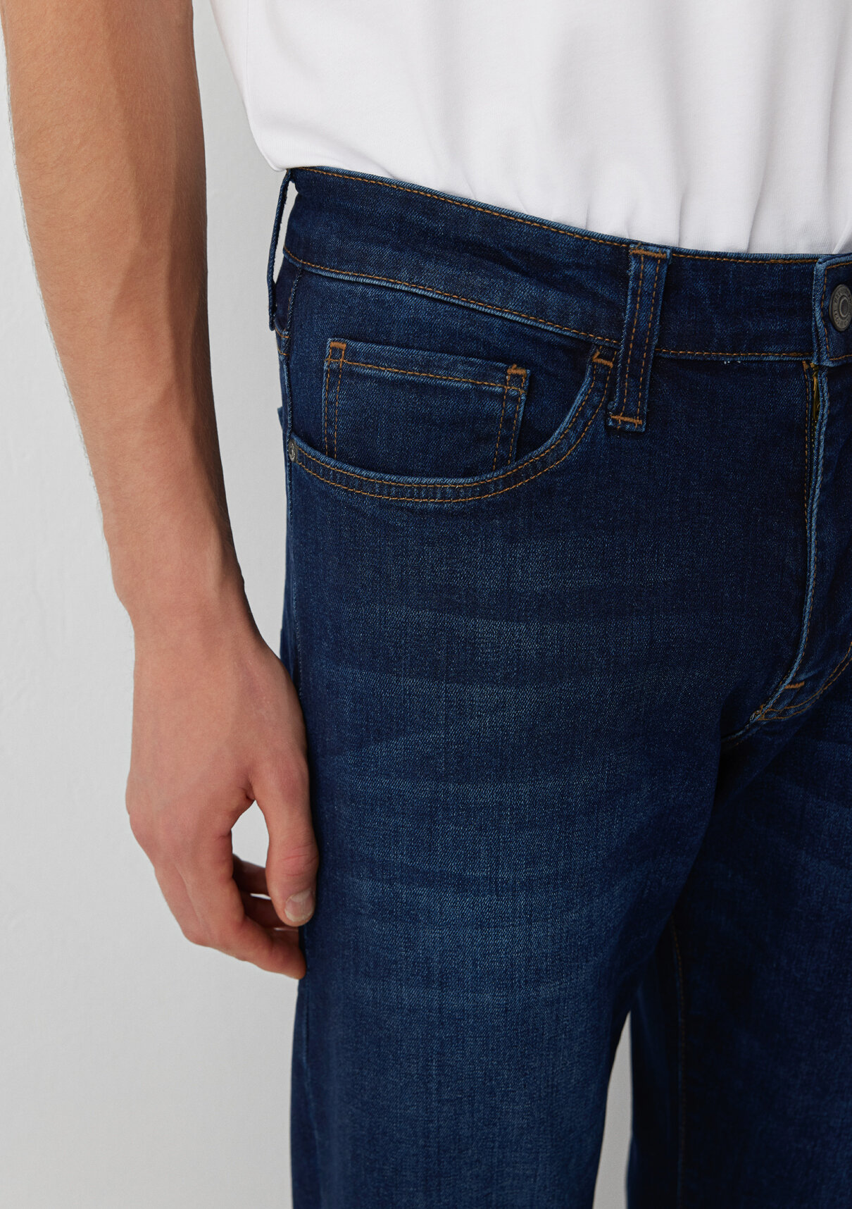 Mavi Koyu Mavi Denim Jean Pantolon görsel 5