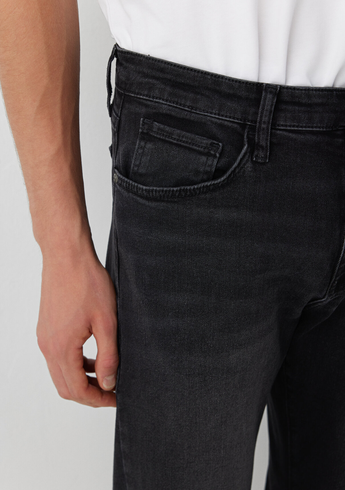 Mavi Antrasit Denim Jean Pantolon görsel 6