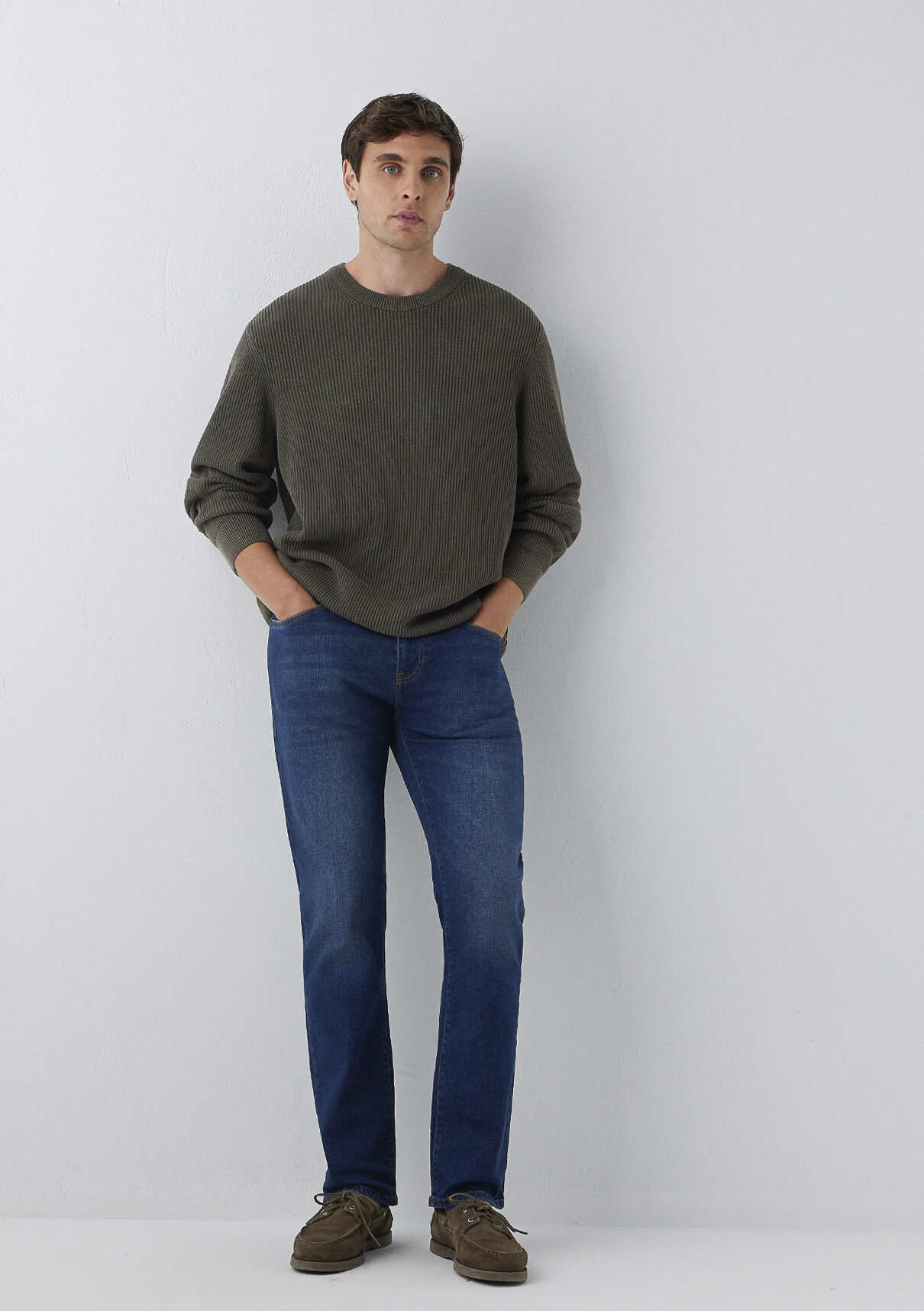 Mavi Koyu Mavi Denim Jean Pantolon görsel 2