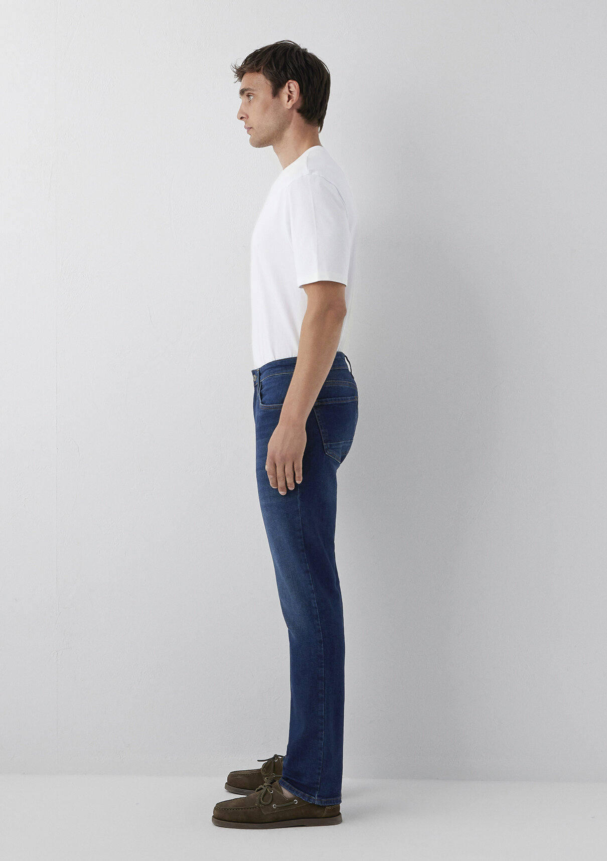 Mavi Koyu Mavi Denim Jean Pantolon görsel 4