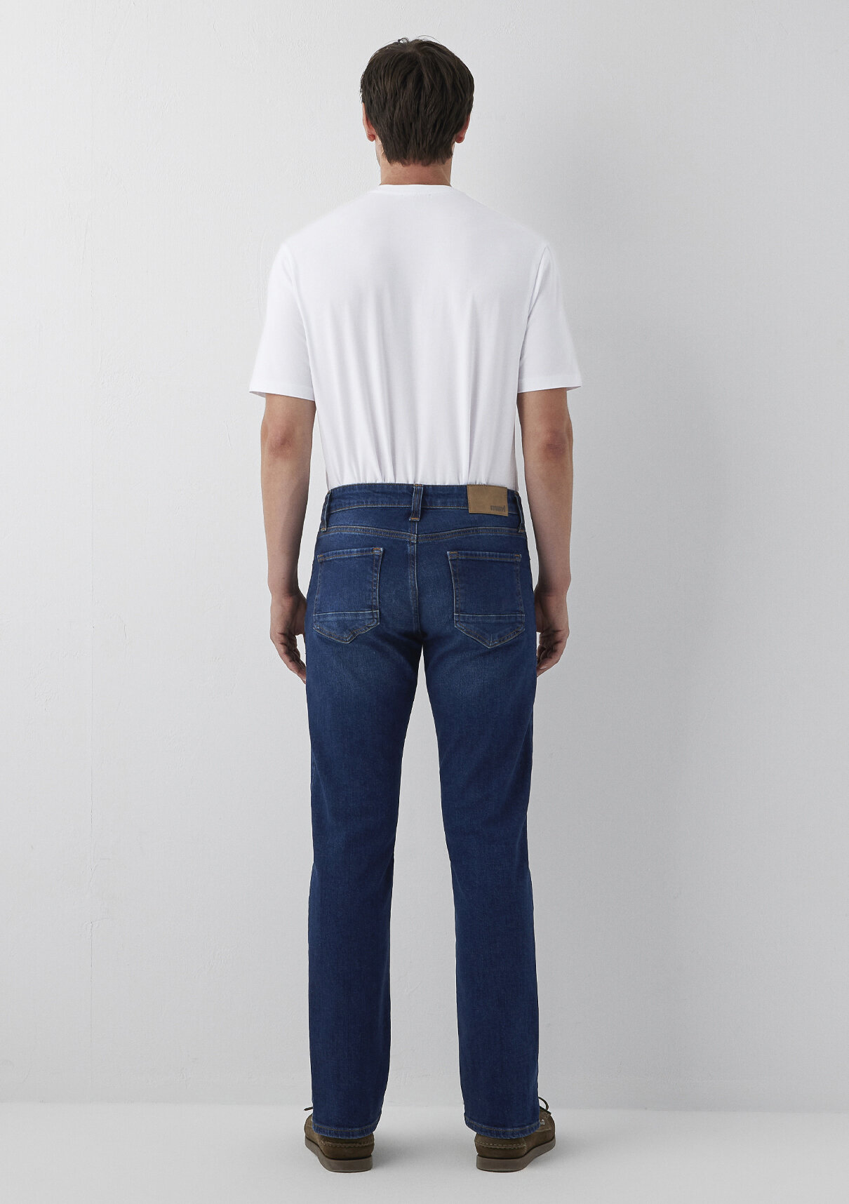 Mavi Koyu Mavi Denim Jean Pantolon görsel 5