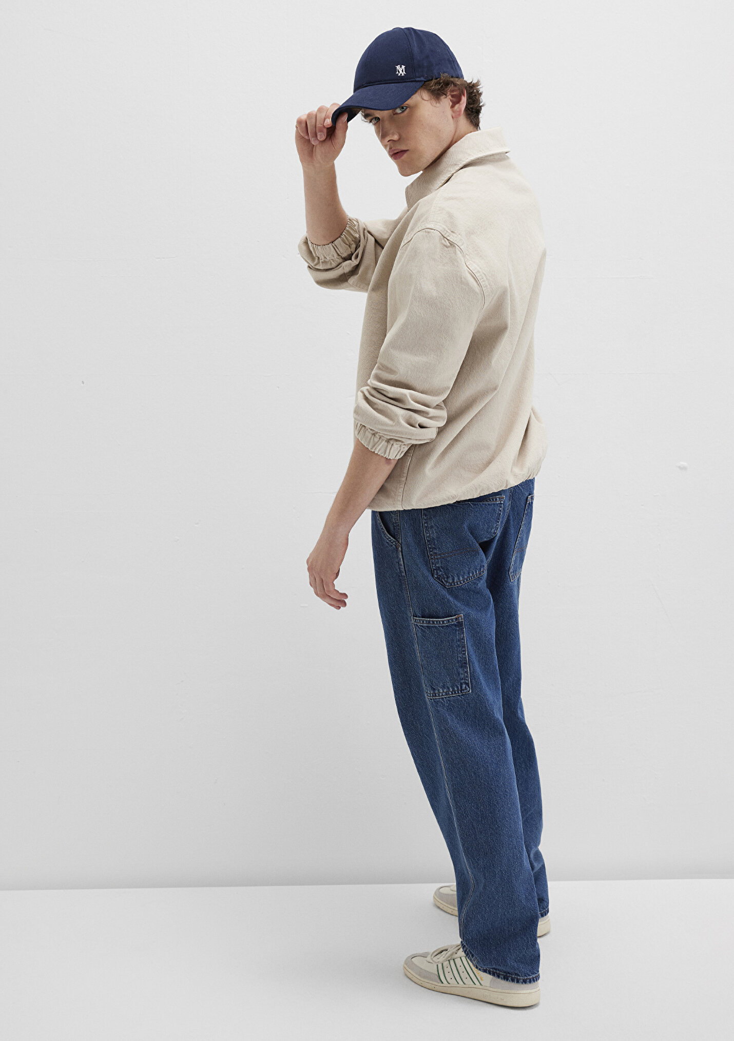 Outlet Erkek Oxford MV91 Street Koyu Mavi Denim Jean Pantolon