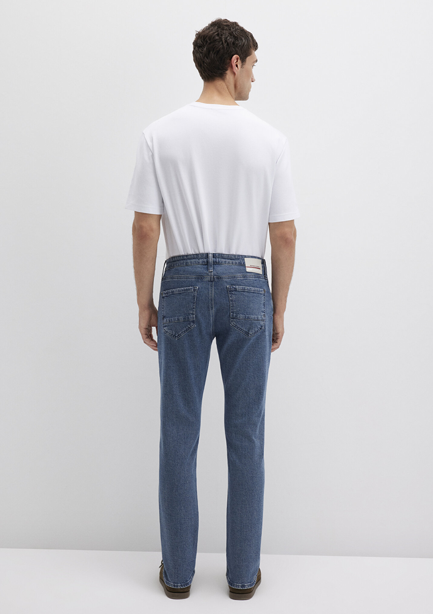 Erkek Marcus Krmzbyz Vintage Mavi Jean Pantolon