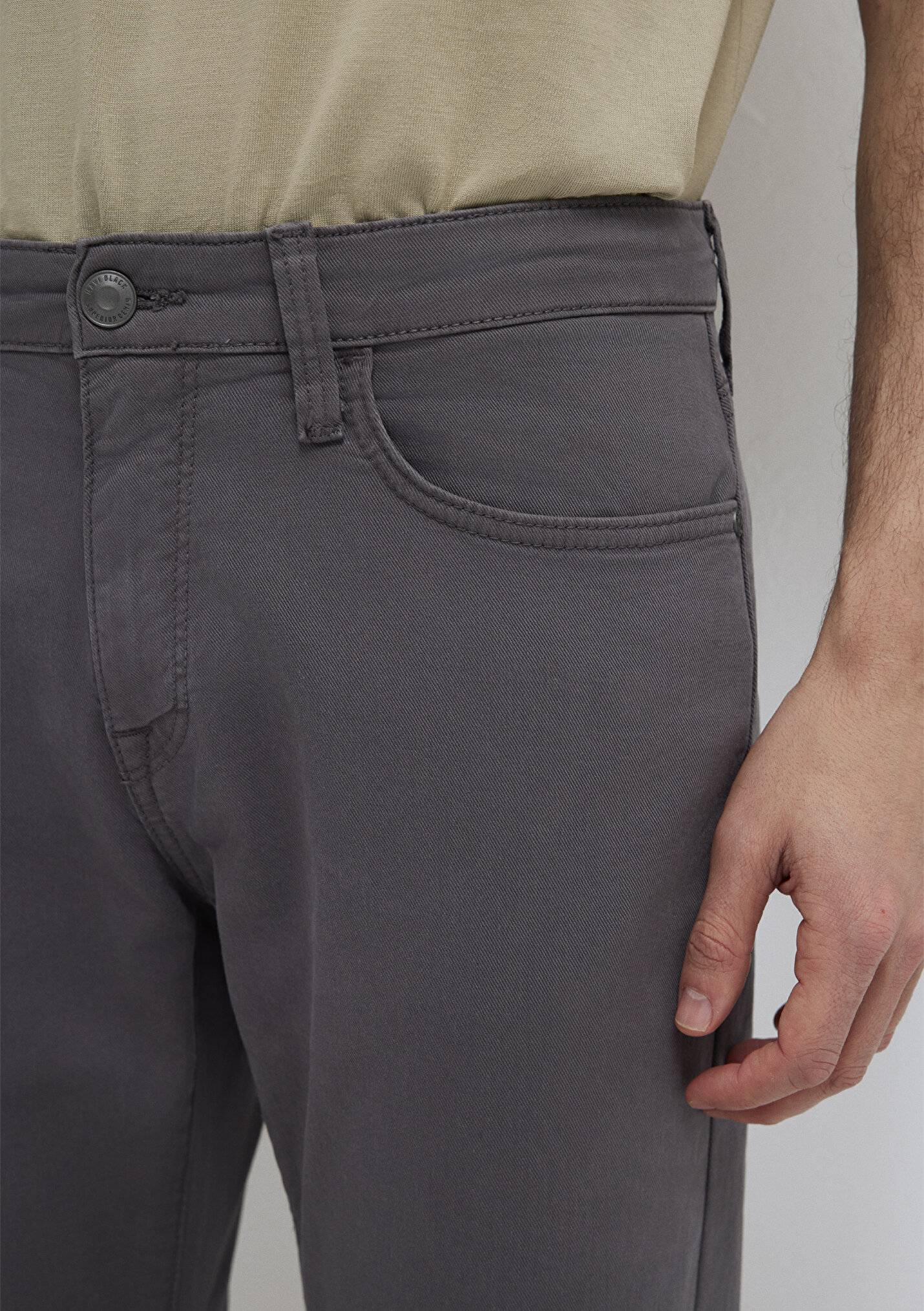 Erkek Marcus Mavi Black Antrasit Gabardin Pantolon