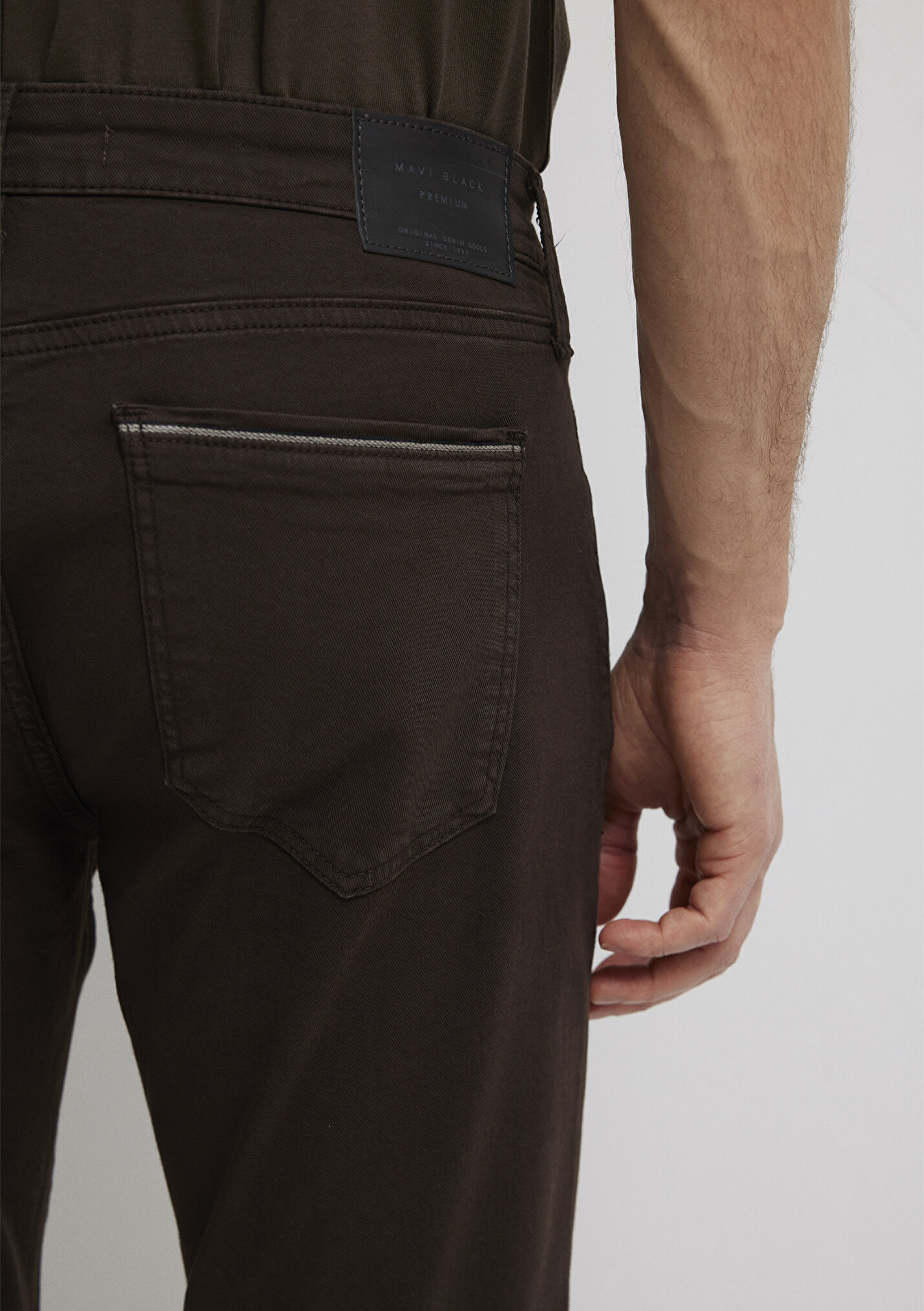 茶 bk Erkek Jake Mavi Black Koyu Kahverengi Gabardin Pantolon