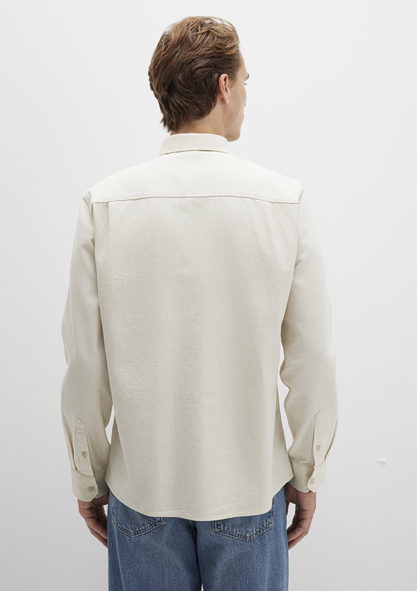 Erkek Bej Cepli Gömlek