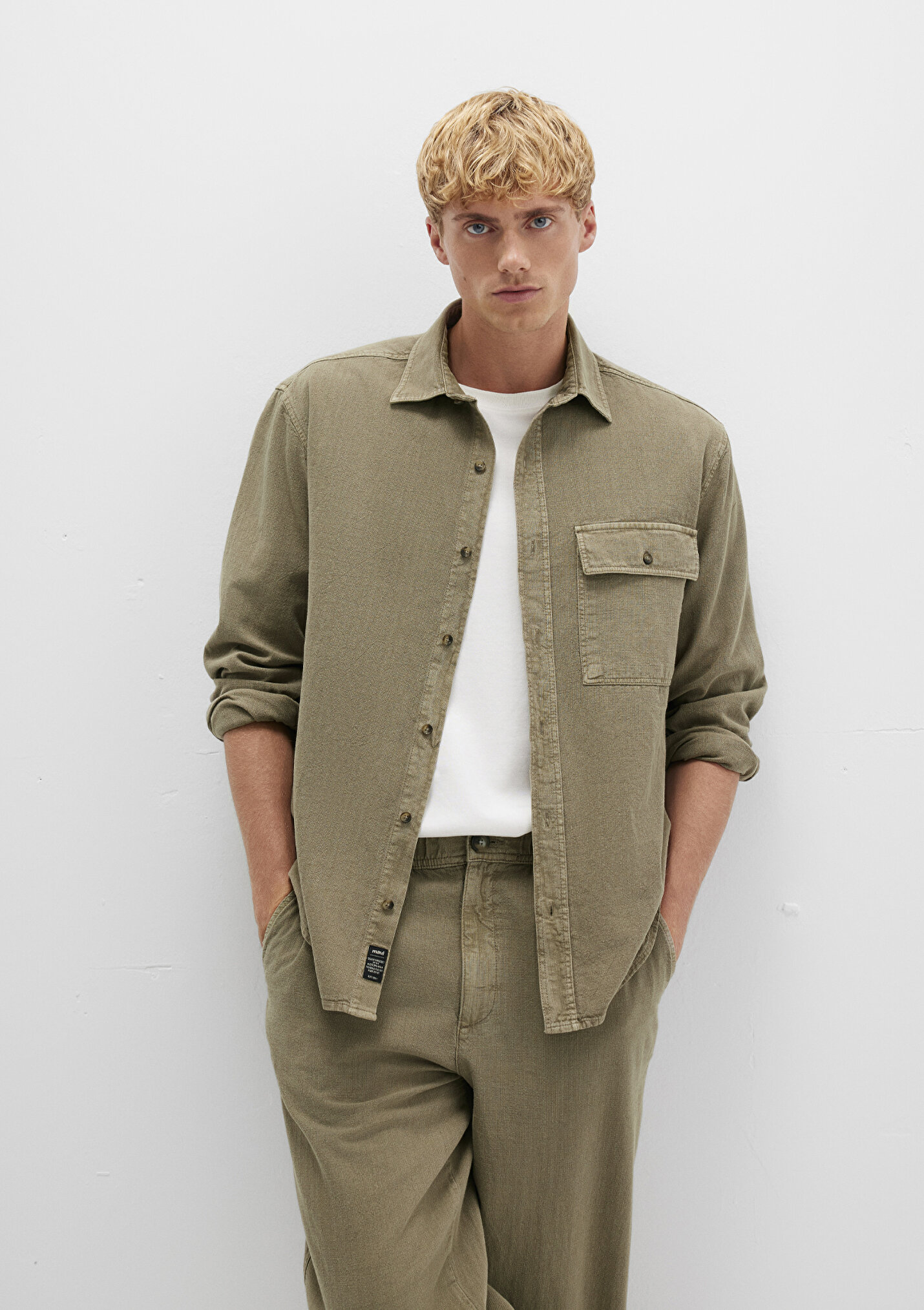 Erkek Haki Gömlek