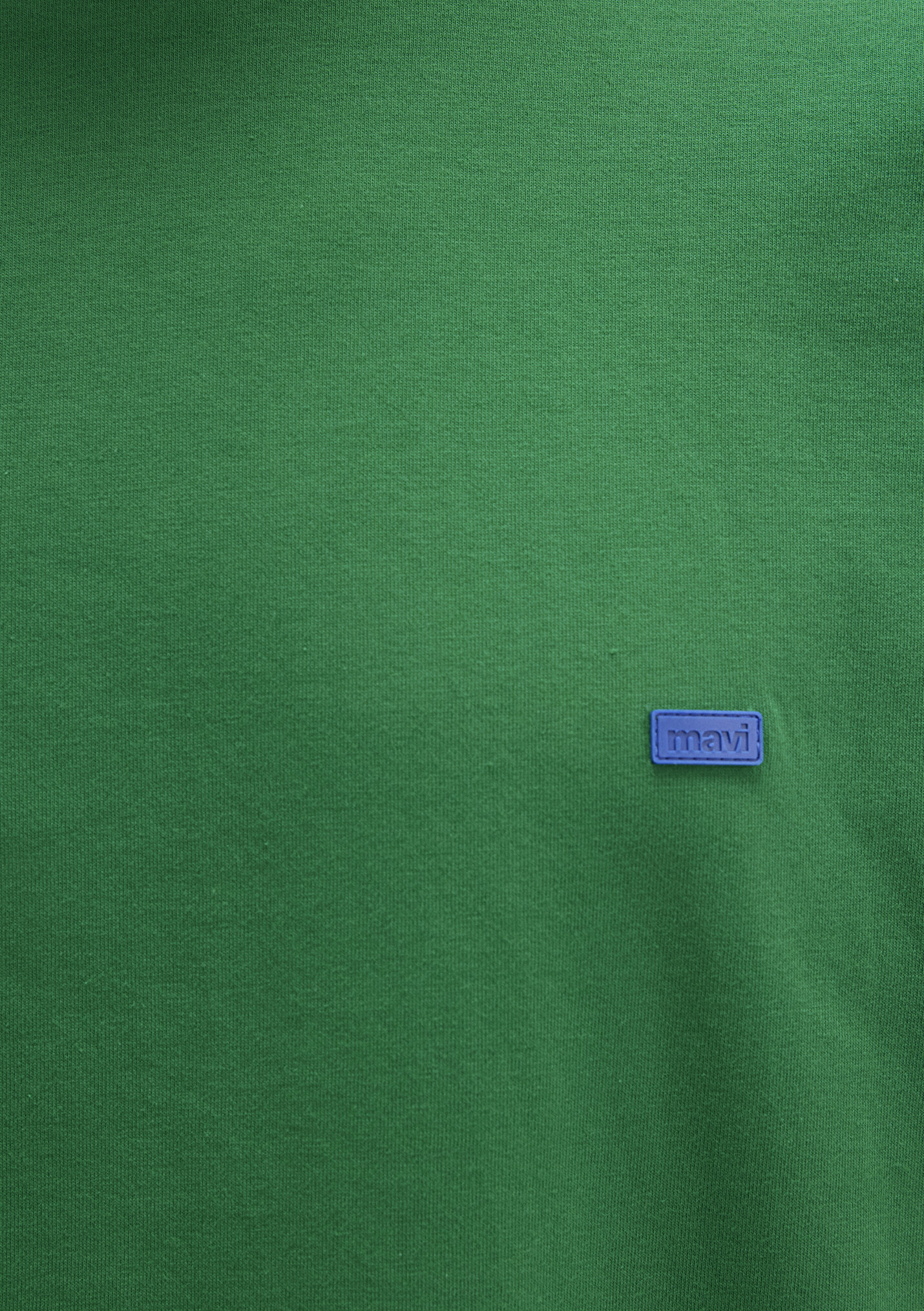 Erkek Bisiklet Yaka Basic Yeşil Tişört