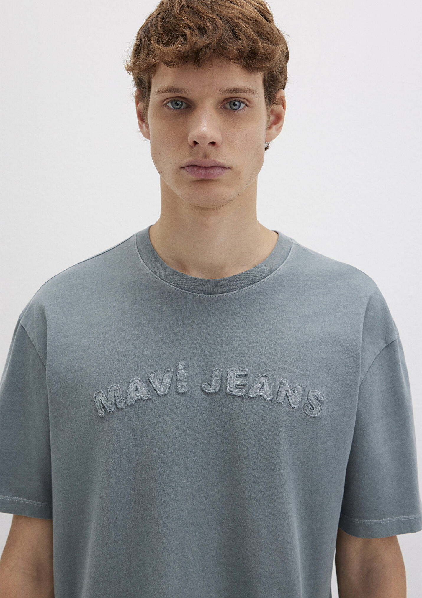 Erkek Mavi Jeans Baskılı Yeşil Tişört